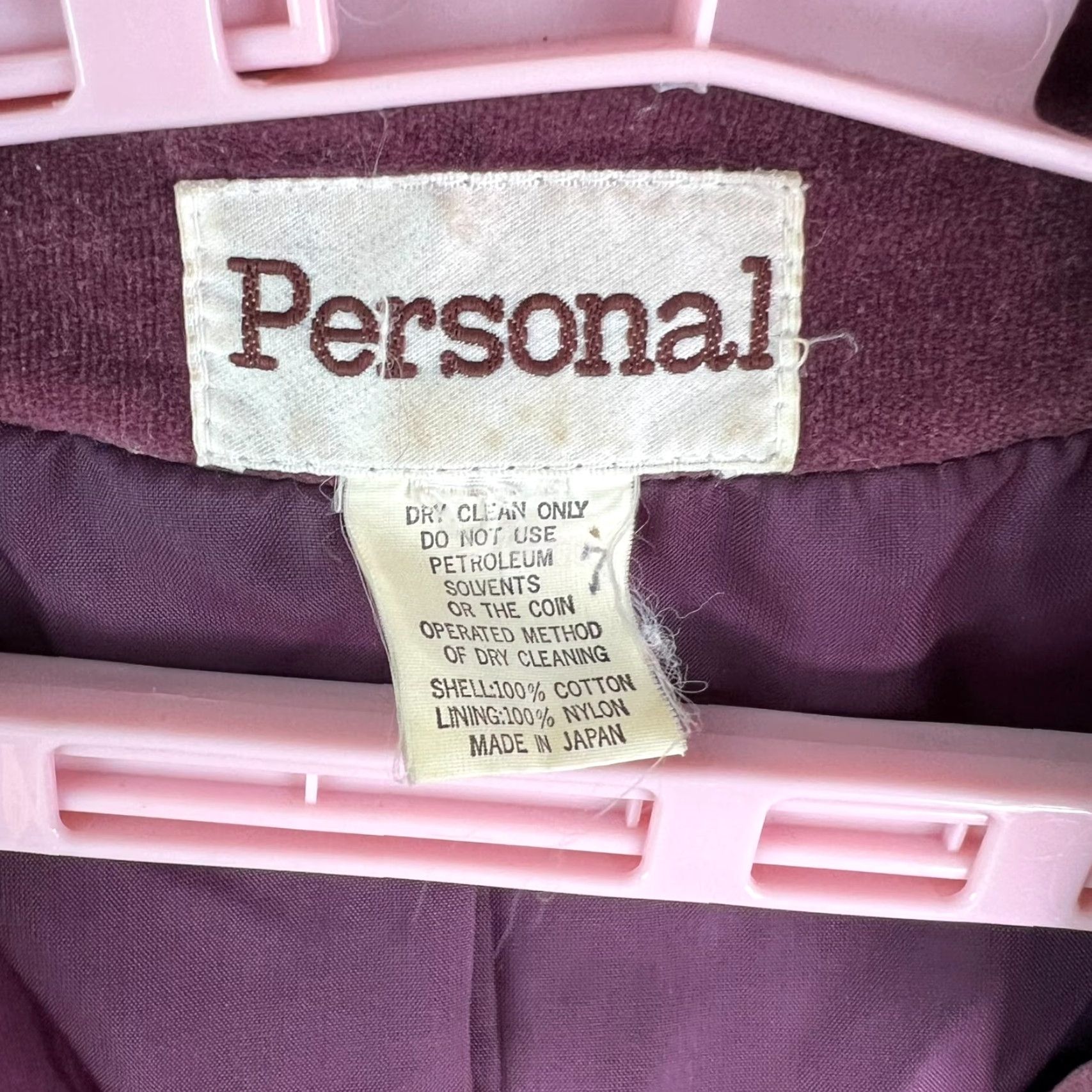 Vintage VINTAGE Personal Blazer Shirt Women 7 Purple 80s Designer Notch Lapel Single-Breasted Tailored Jacket Regular Size 7 Mauve US Seller Size M / US 6-8 / IT 42-44 - 4 Thumbnail
