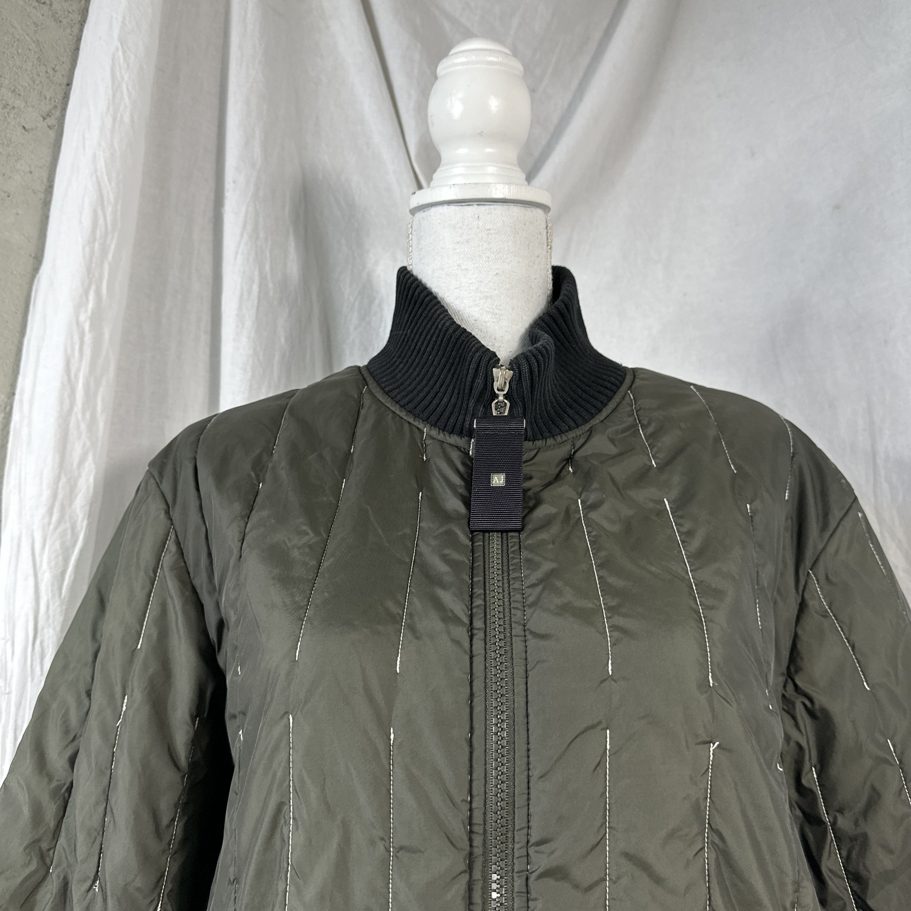 Armani × Vintage Vintage Casual Streetwear Armani Double Zip Jacket 00s Size US M / EU 48-50 / 2 - 3 Thumbnail