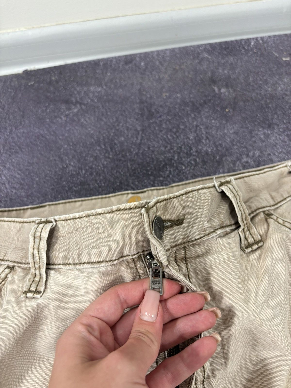Carhartt Vintage Carhartt Y2K Faded USA Work Hype Cargo Pants Size US 32 / EU 48 - 18 Thumbnail