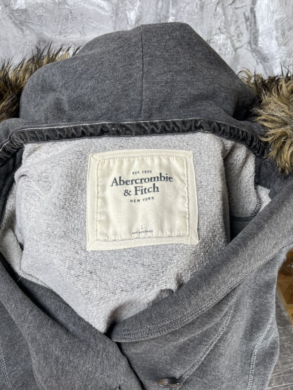 If Six Was Nine Abercrombie and Fitch 2000s Fur Y2K Jacket LGB Japanese Vibe Size US M / EU 48-50 / 2 - 11 Thumbnail