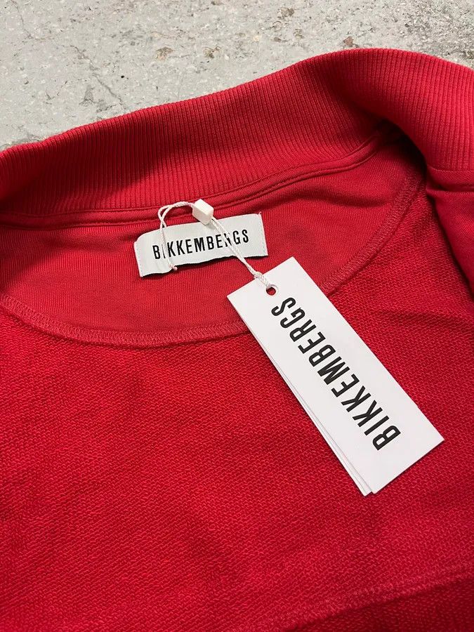 Dirk Bikkembergs Bikkembergs Cotton-Blend Cargo Pocket Red Zip-Up Sweater Size US M / EU 48-50 / 2 - 9 Thumbnail