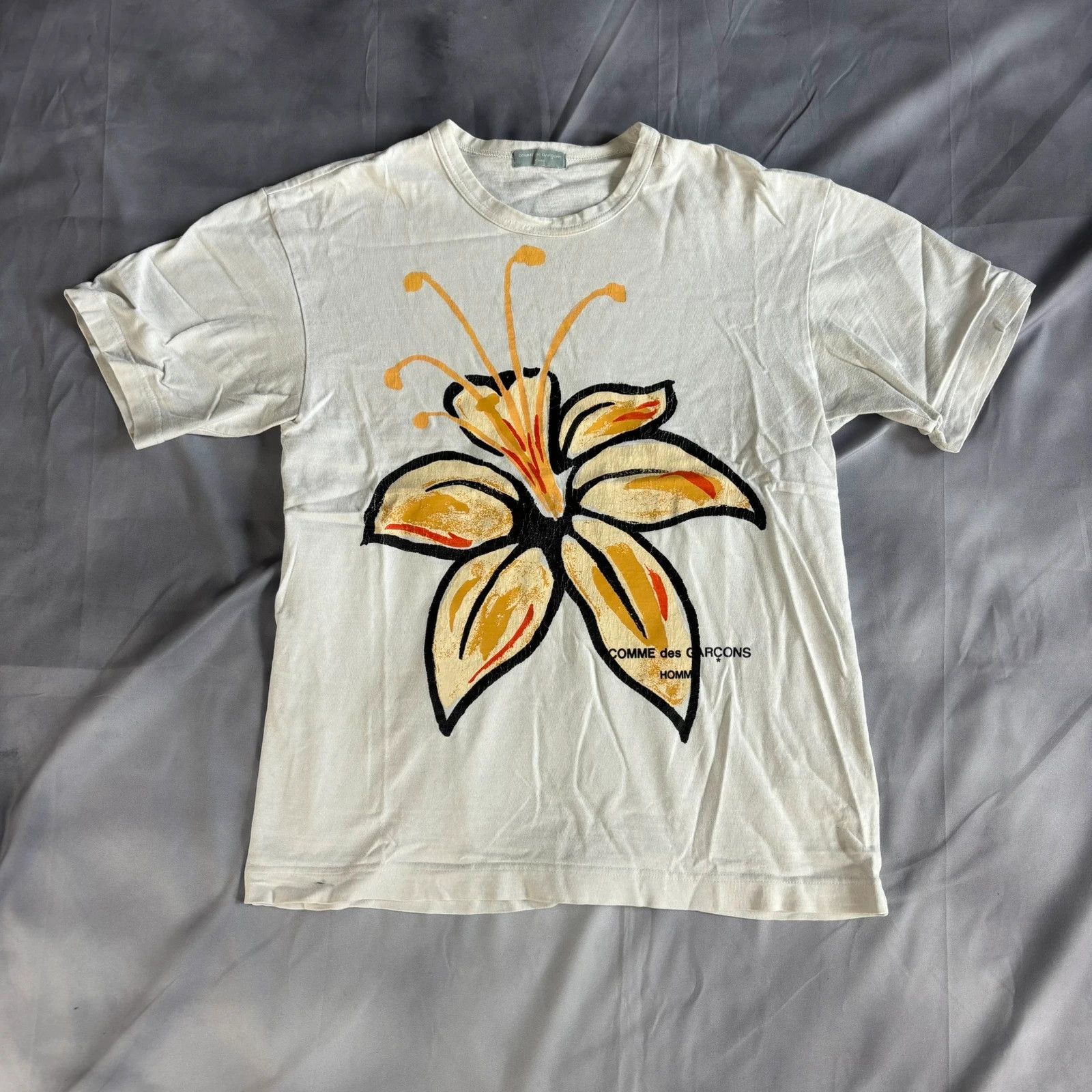 Comme des Garcons Homme Plus Comme des garçons homme plus lily t shirt Size US M / EU 48-50 / 2 - 2 Thumbnail