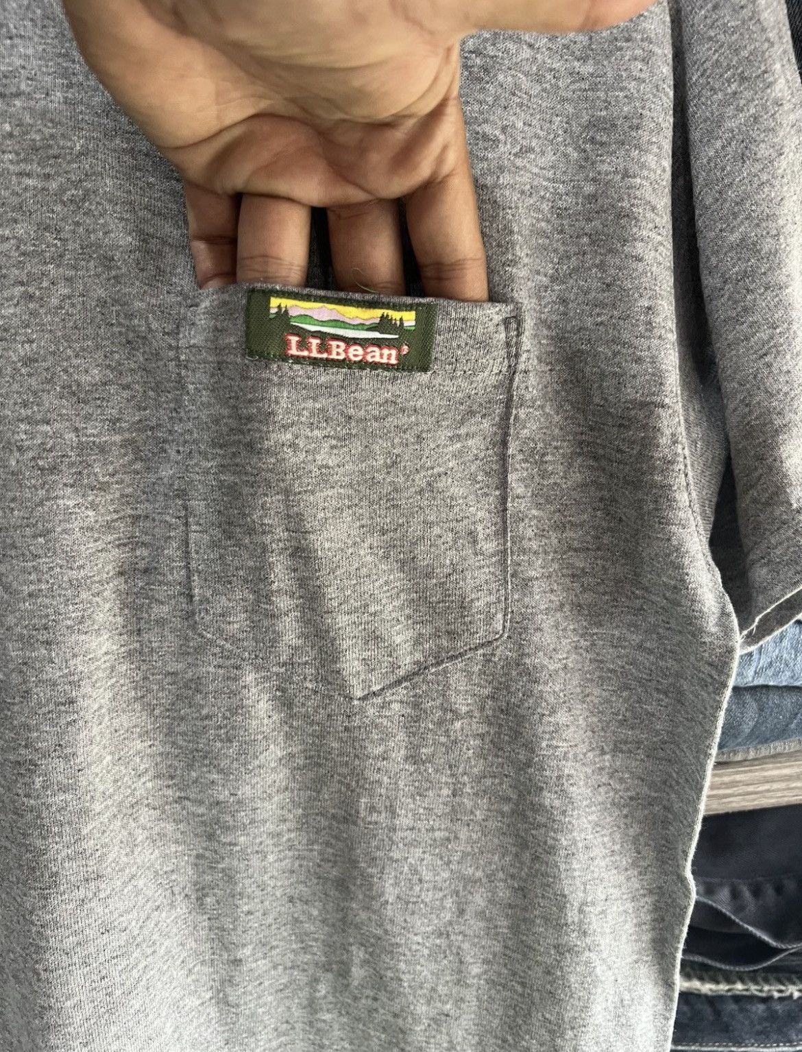 L.L. Bean 🔥Rare Collabs Russell Athletic x LL Bean Single Pocket Tee Size US M / EU 48-50 / 2 - 8 Thumbnail