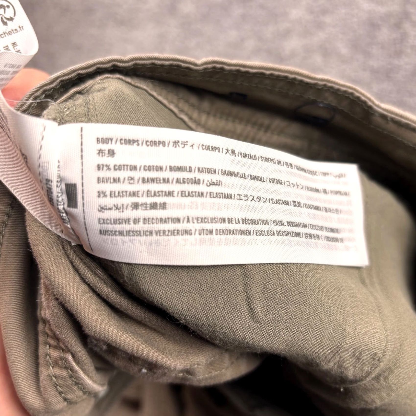 Abercrombie & Fitch VINTAGE Abercrombie & Fitch Cargo Pants Womens 36 Wide-Leg 90s Tan Army 30in Inseam Mens Womens Size 25" / US 0 / IT 36 - 4 Thumbnail