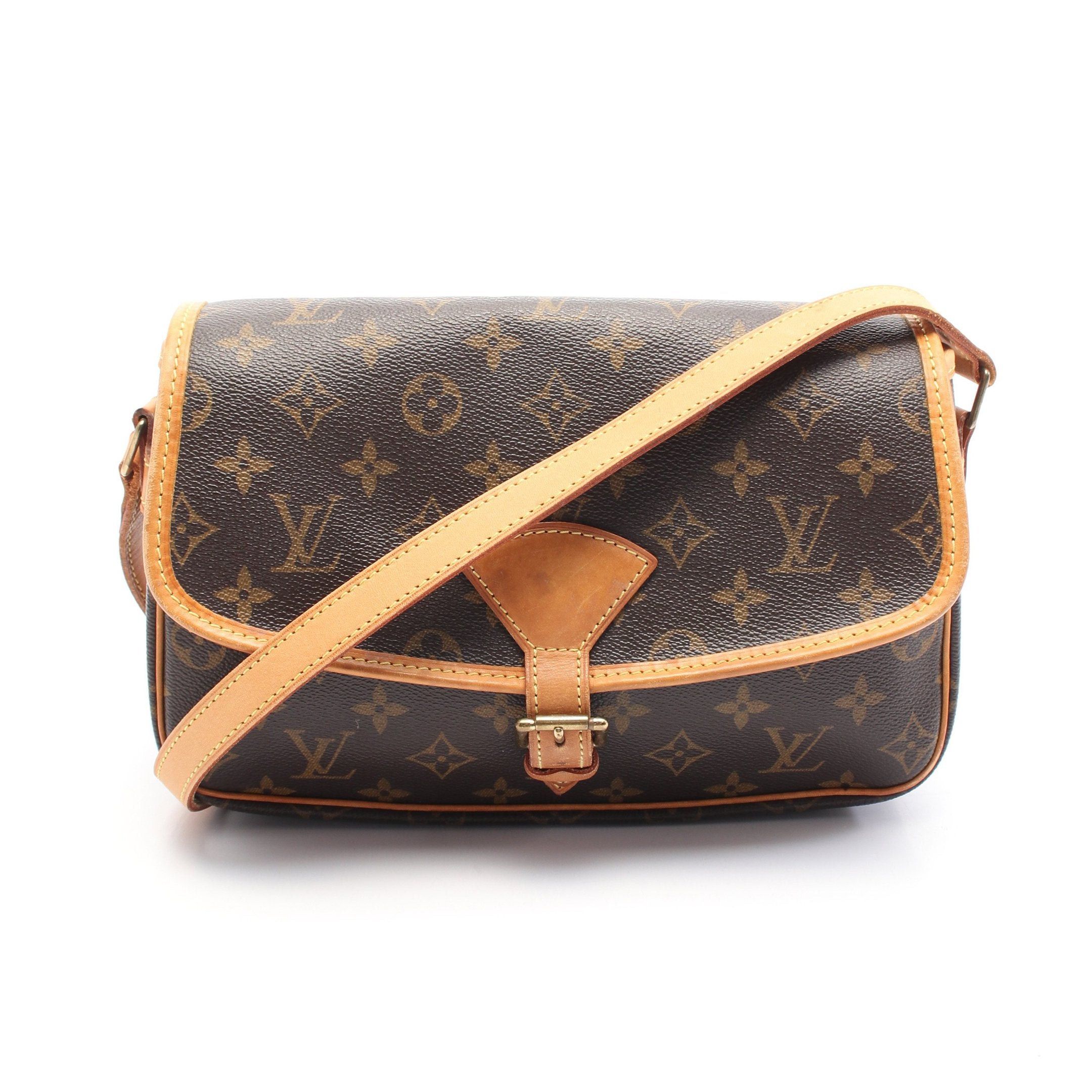 Louis Vuitton Louis Vuitton Sologne Monogram Shoulder Bag Leather Brown Size ONE SIZE - 1 Thumbnail