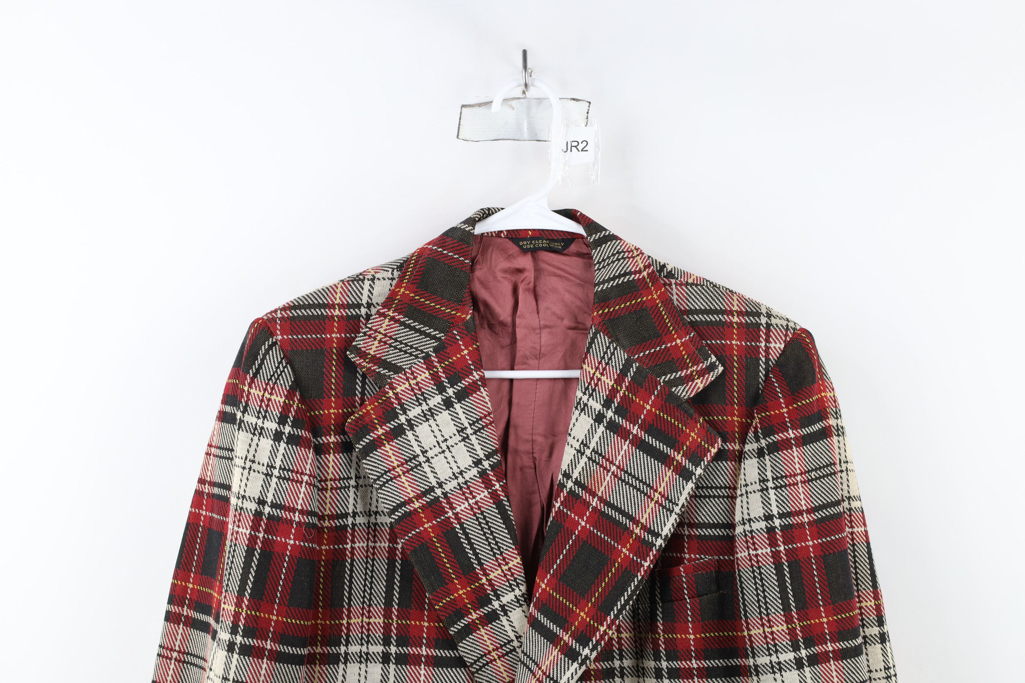 Vintage Vintage 60s 70s Streetwear Suit Coat Blazer Jacket Plaid USA Size US L / EU 52-54 / 3 - 2 Thumbnail