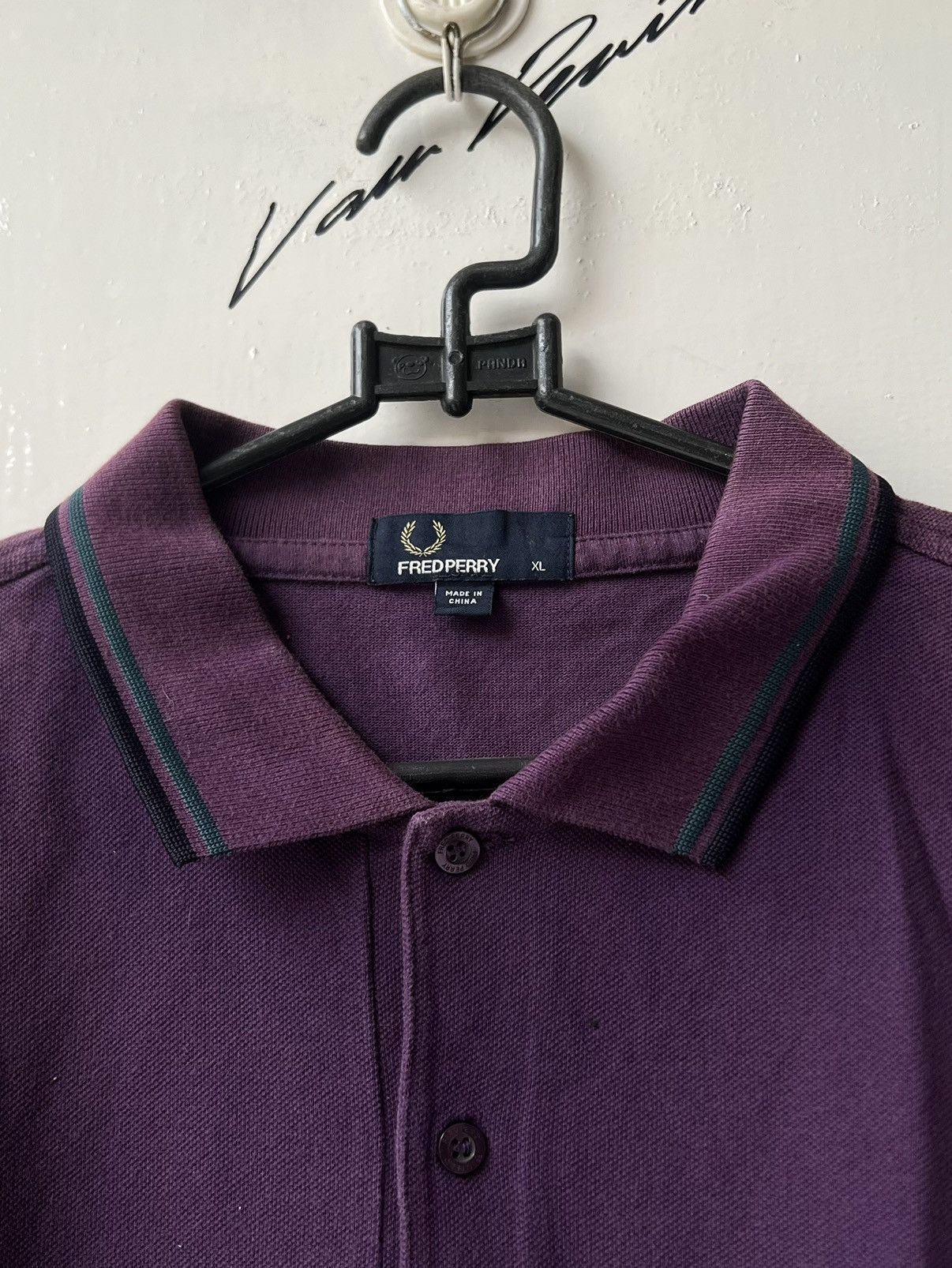 Fred Perry FREDPERRY Purple T-shirt Size US L / EU 52-54 / 3 - 13 Thumbnail