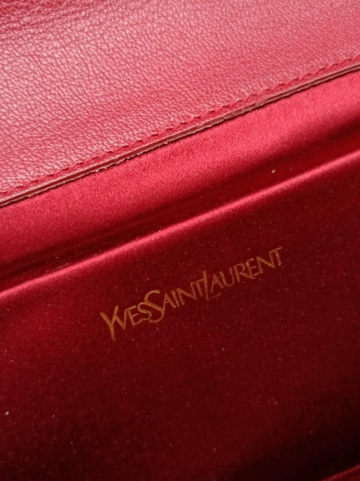 Yves Saint Laurent YSL Red Clutch 28x16.5 Size ONE SIZE - 5 Thumbnail