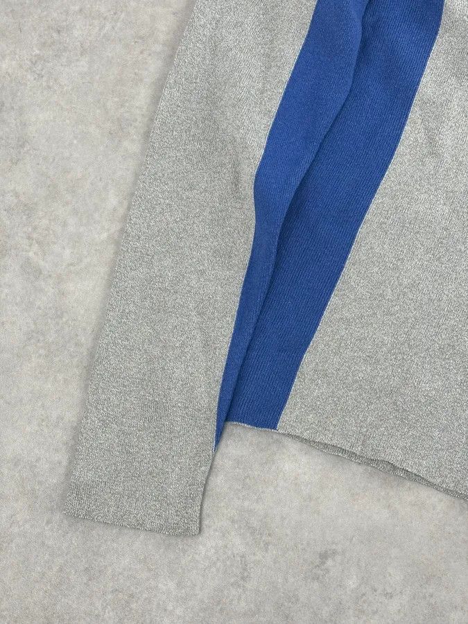 Dolce & Gabbana 1990s Dolce & Gabbana Blue Beige Wool Sweater Size US S / EU 44-46 / 1 - 7 Thumbnail