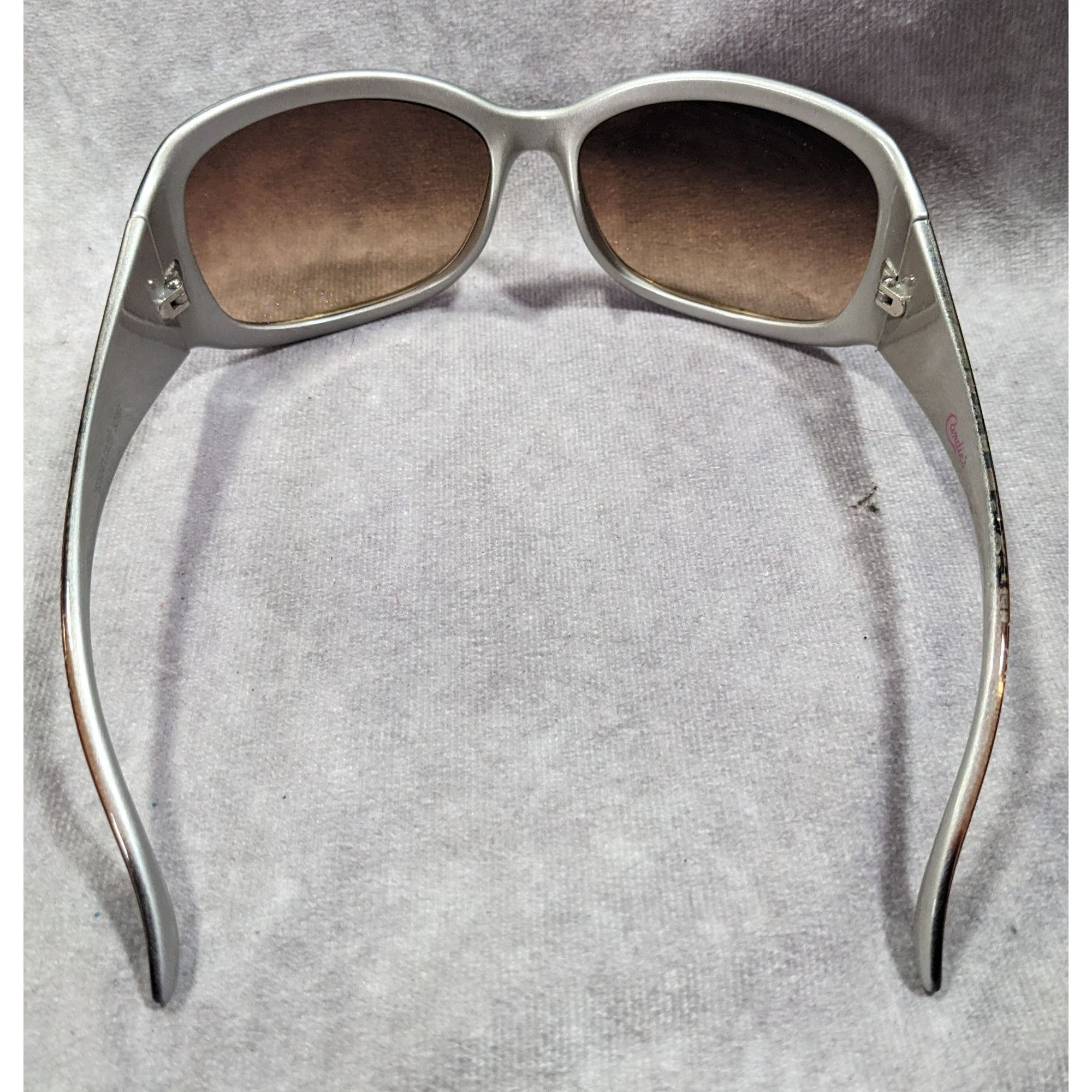 Other Candies Floral Scroll Brown And Silver Sunglasses CA207 Size ONE SIZE - 5 Thumbnail