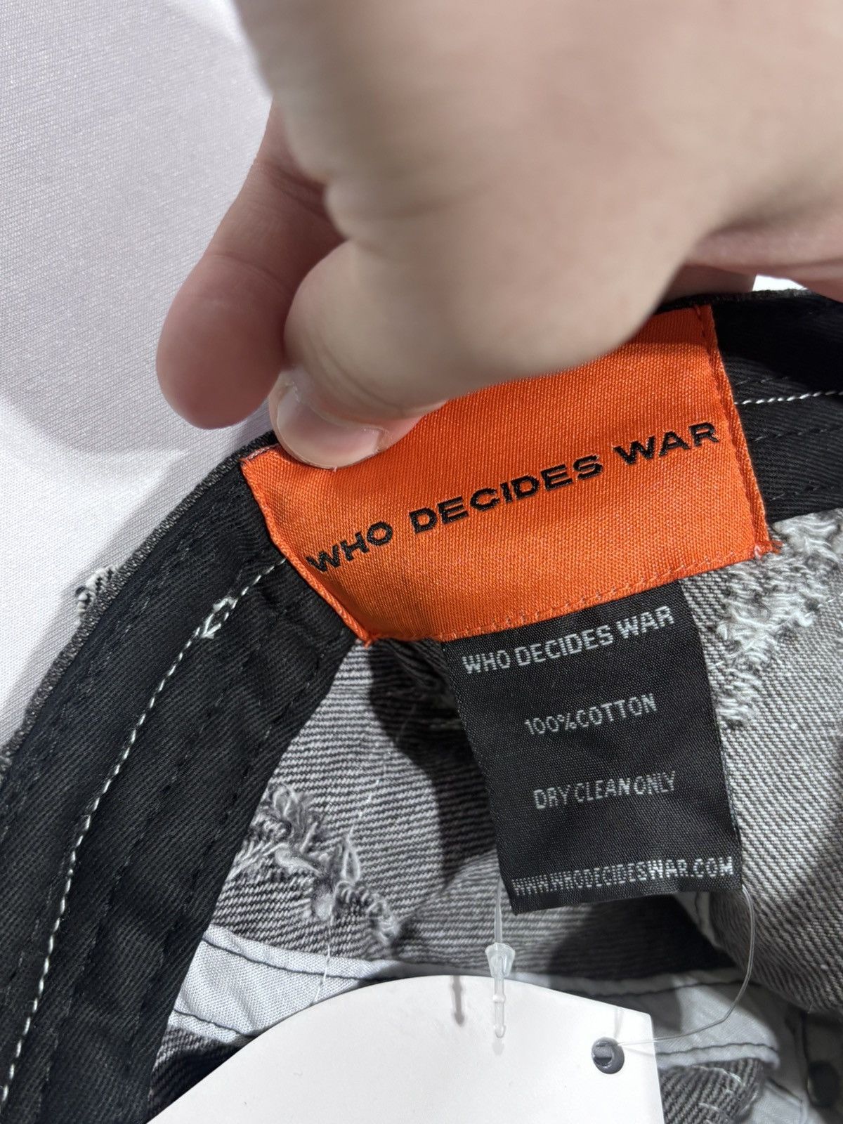 Who Decides War Who Decides War Thorned Black Baseball Cap Size ONE SIZE - 6 Thumbnail