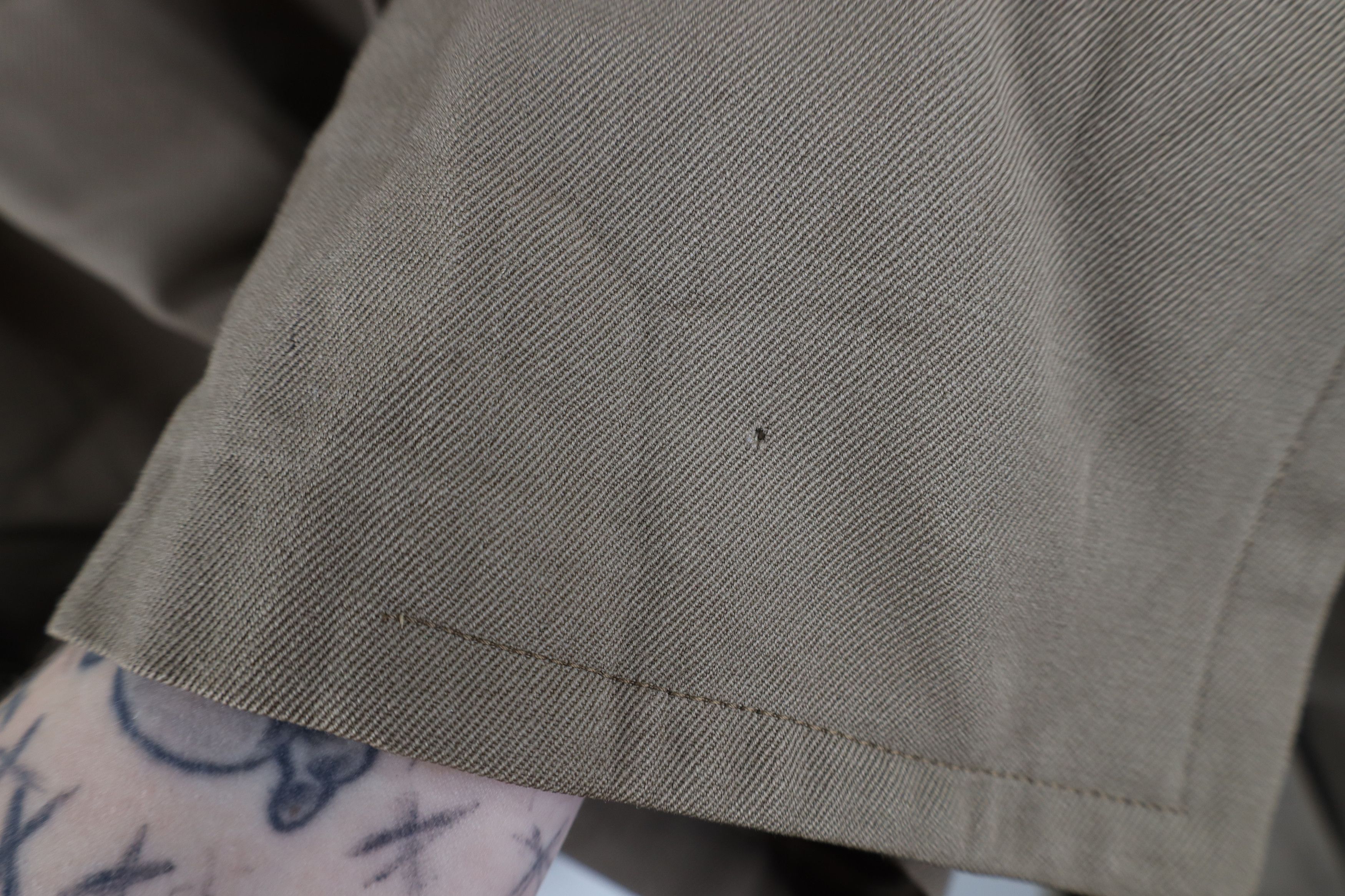 Vintage Vintage 70s Streetwear Gabardine Trench Coat Jacket USA Size US XL / EU 56 / 4 - 8 Thumbnail