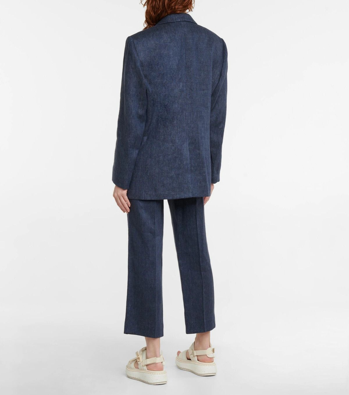 Chloe o1y0825 Blazer in Navy Blue Size S / US 4 / IT 40 - 4 Thumbnail