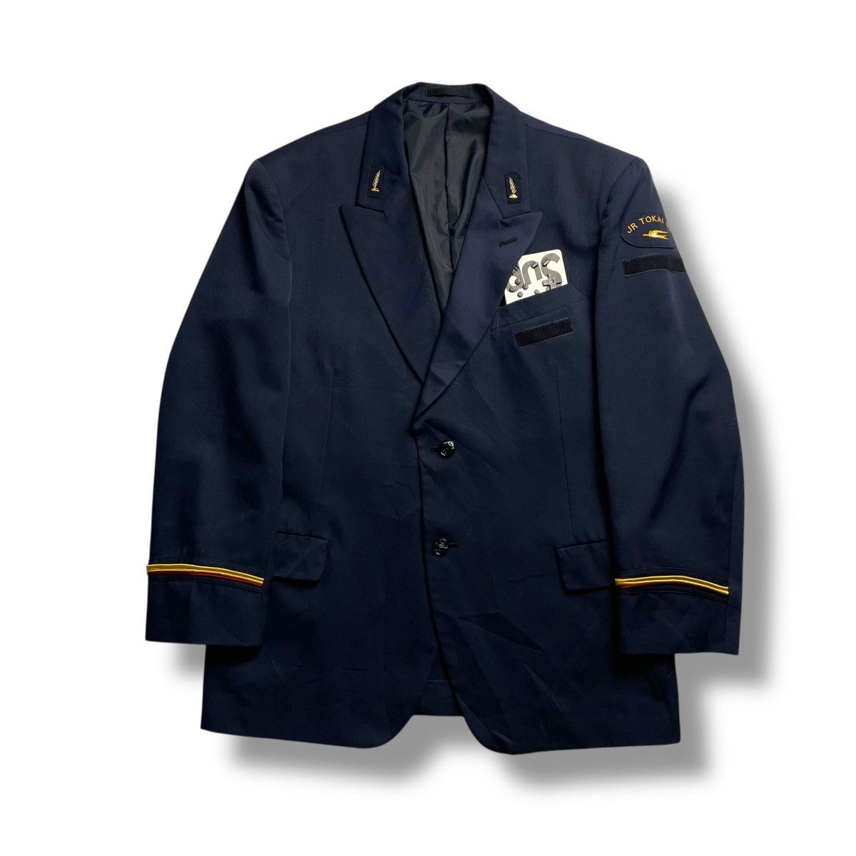 Yohji Yamamoto VINTAGE 90s YOHJI YAMAMOTO WOOL BLAZER JACKET Size US L / EU 52-54 / 3 - 1 Thumbnail