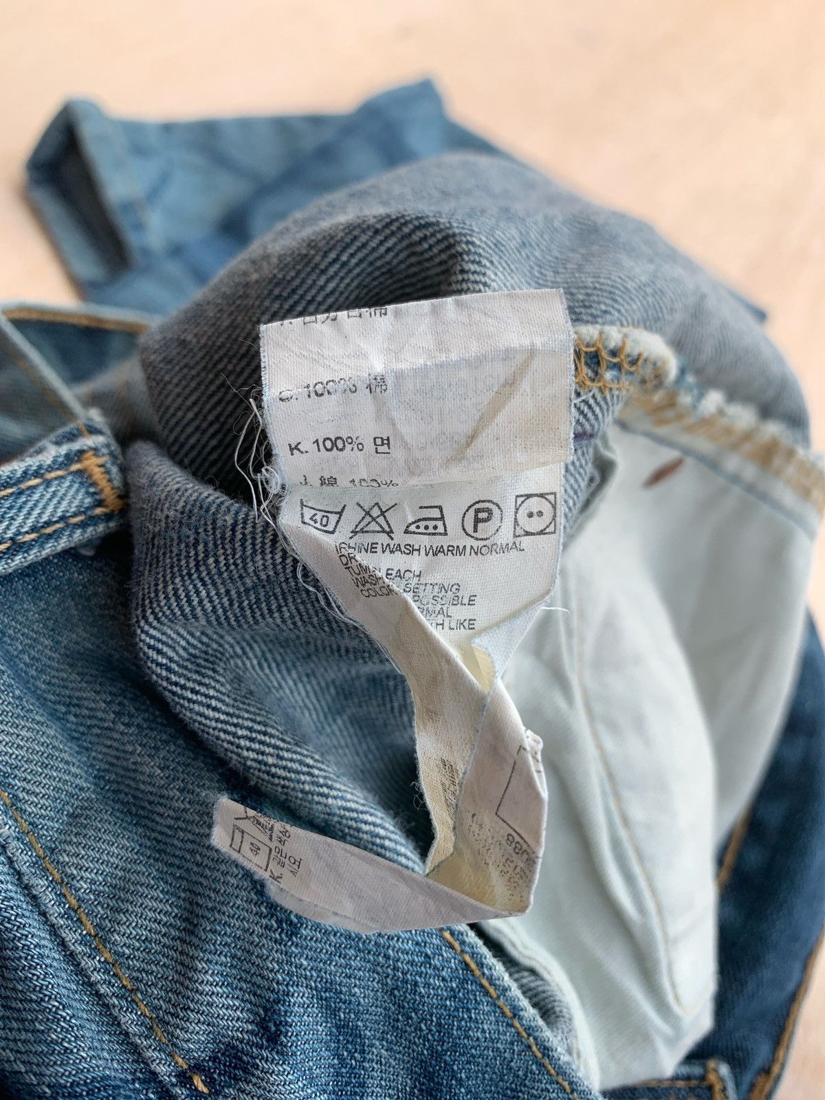 Hysteric Glamour × Japanese Brand Flare Jeans Levis All Over Print Denim Bootcut Size 30" / US 8 / IT 44 - 7 Thumbnail