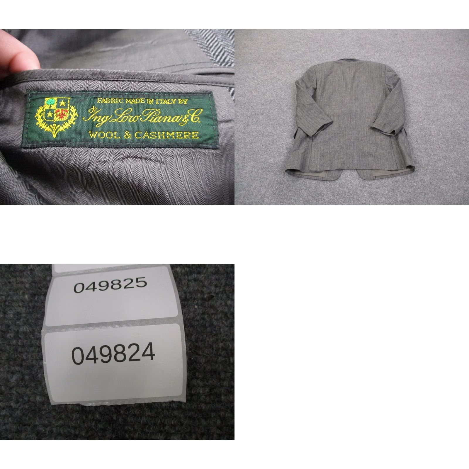 Loro Piana Loro Piana Jacket Mens 42 L Gray Cashmere Wool Italian Sports Coat Blazer Italy Jacket Coat Size L Gray Wool Cashmere Mens Sports Blazer Italy Size 42R - 8 Thumbnail