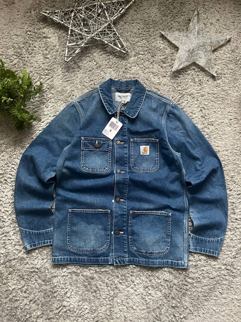 Carhartt × Vintage Carhartt Jeans Light Jacket Streetwear Vintage Logo Rare Size US S / EU 44-46 / 1 - 1 Thumbnail
