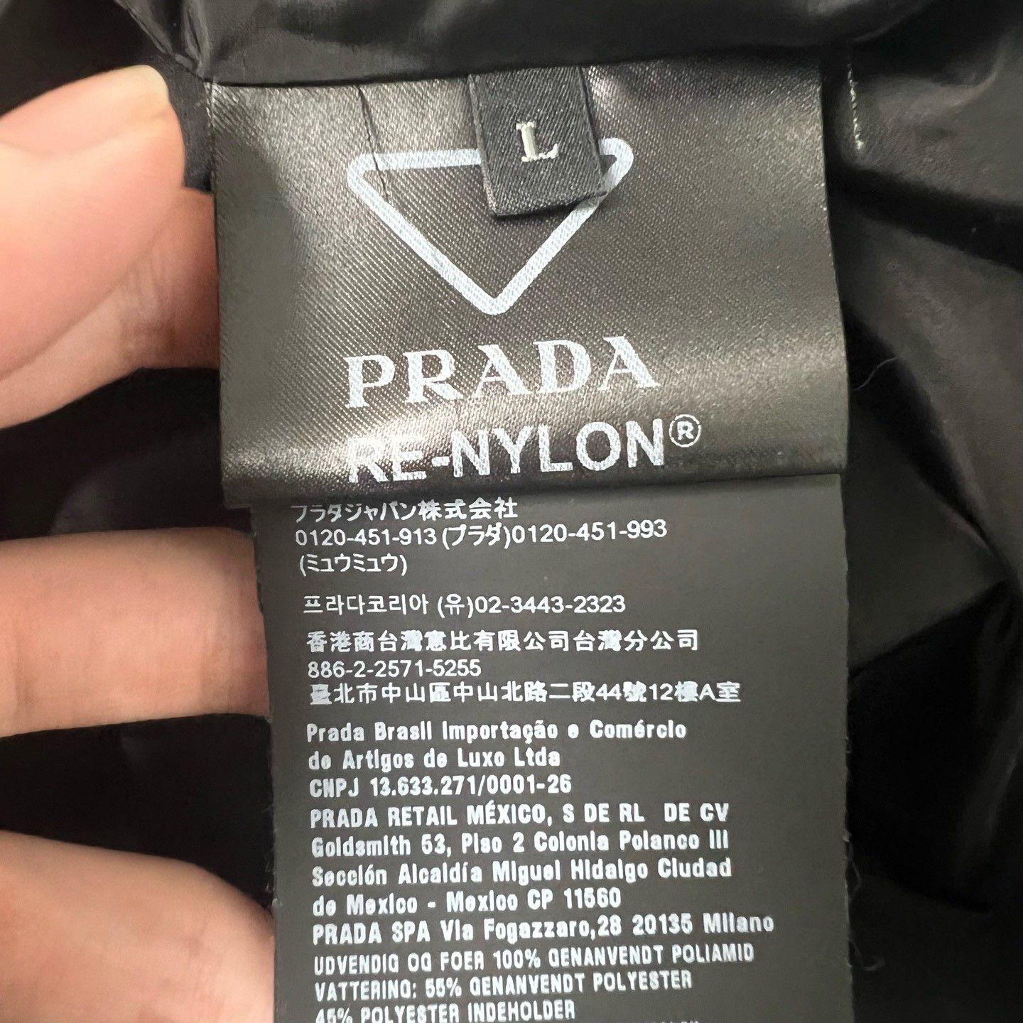 Prada Prada Re-Nylon Jacket with Triangle Logo Size US L / EU 52-54 / 3 - 5 Thumbnail