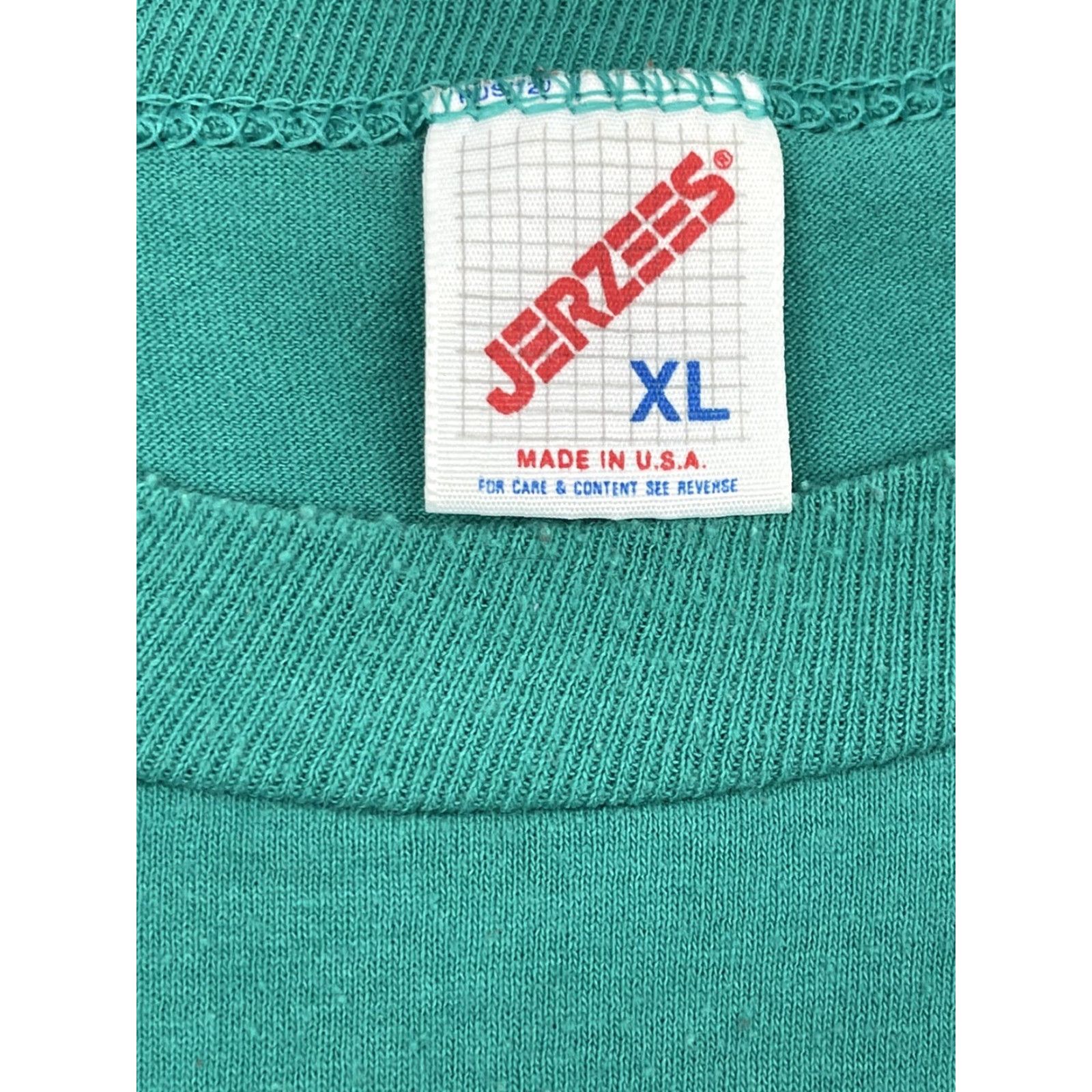 Jerzees VINTAGE JERZEES 1992 USA Cycling Biathlon Marathon Graphic Tee Adult XL Green Sportswear Unisex Size US XL / EU 56 / 4 - 3 Thumbnail