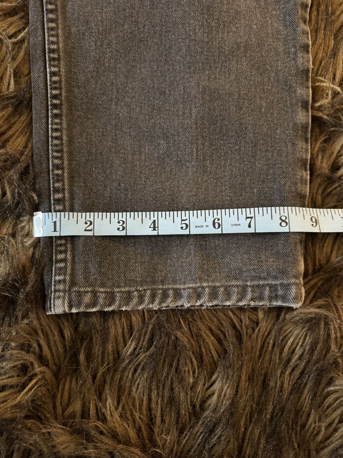 Tommy Hilfiger Vintage Tommy Hilfiger Washed Grey Denim Jeans Straight Fit Size US 34 / EU 50 - 8 Thumbnail
