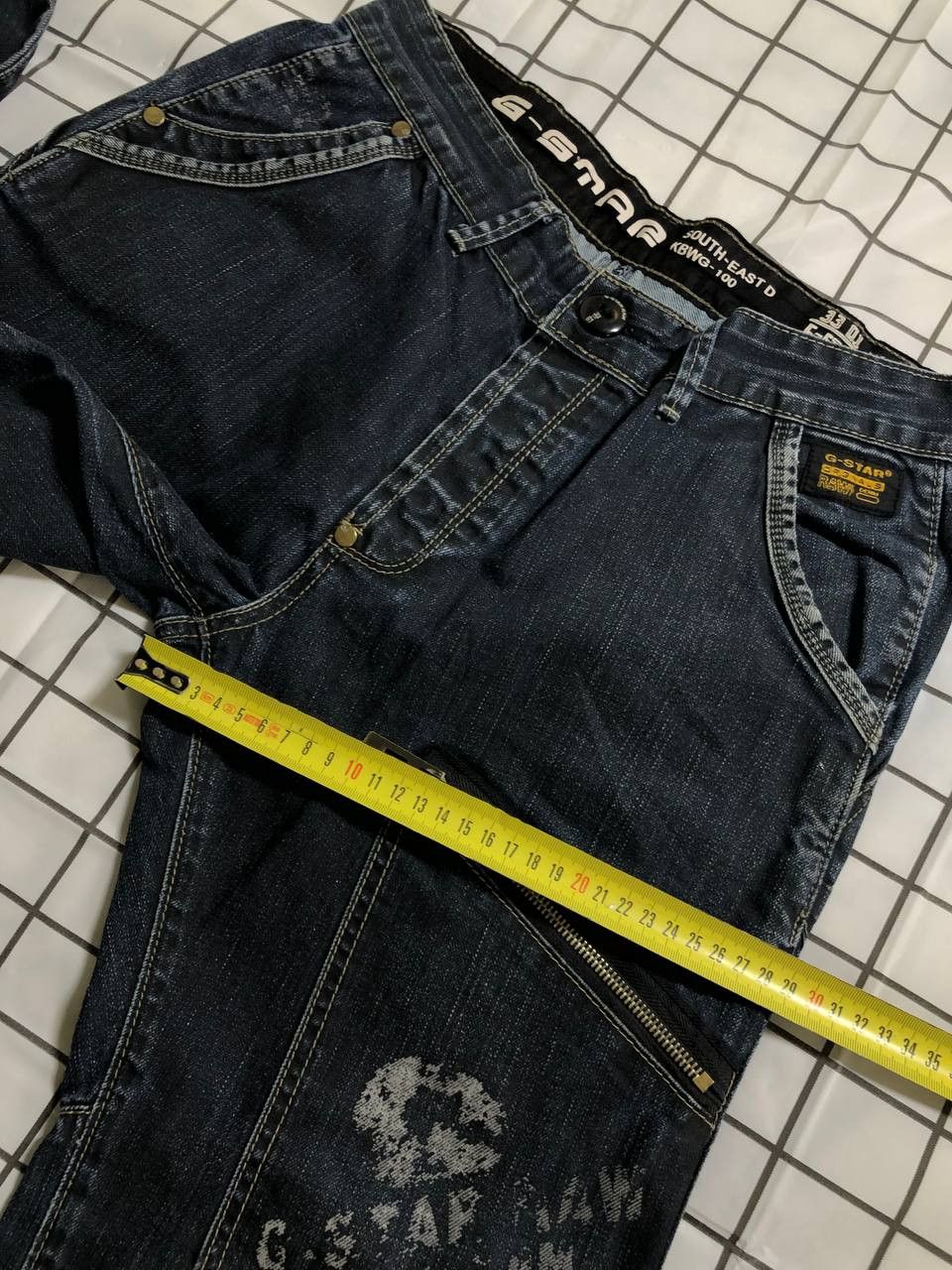 G-Star Vintage G Star Raw denim banana jeans distressed Size US 30 / EU 46 - 12 Thumbnail