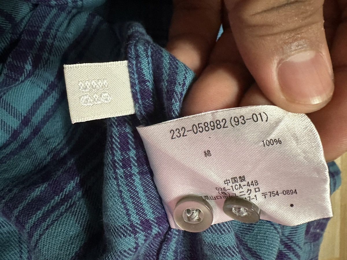 Flannel × Uniqlo × Vintage Flannel Longsleeve Uniqlo Buttons Shirt Size US M / EU 48-50 / 2 - 11 Thumbnail