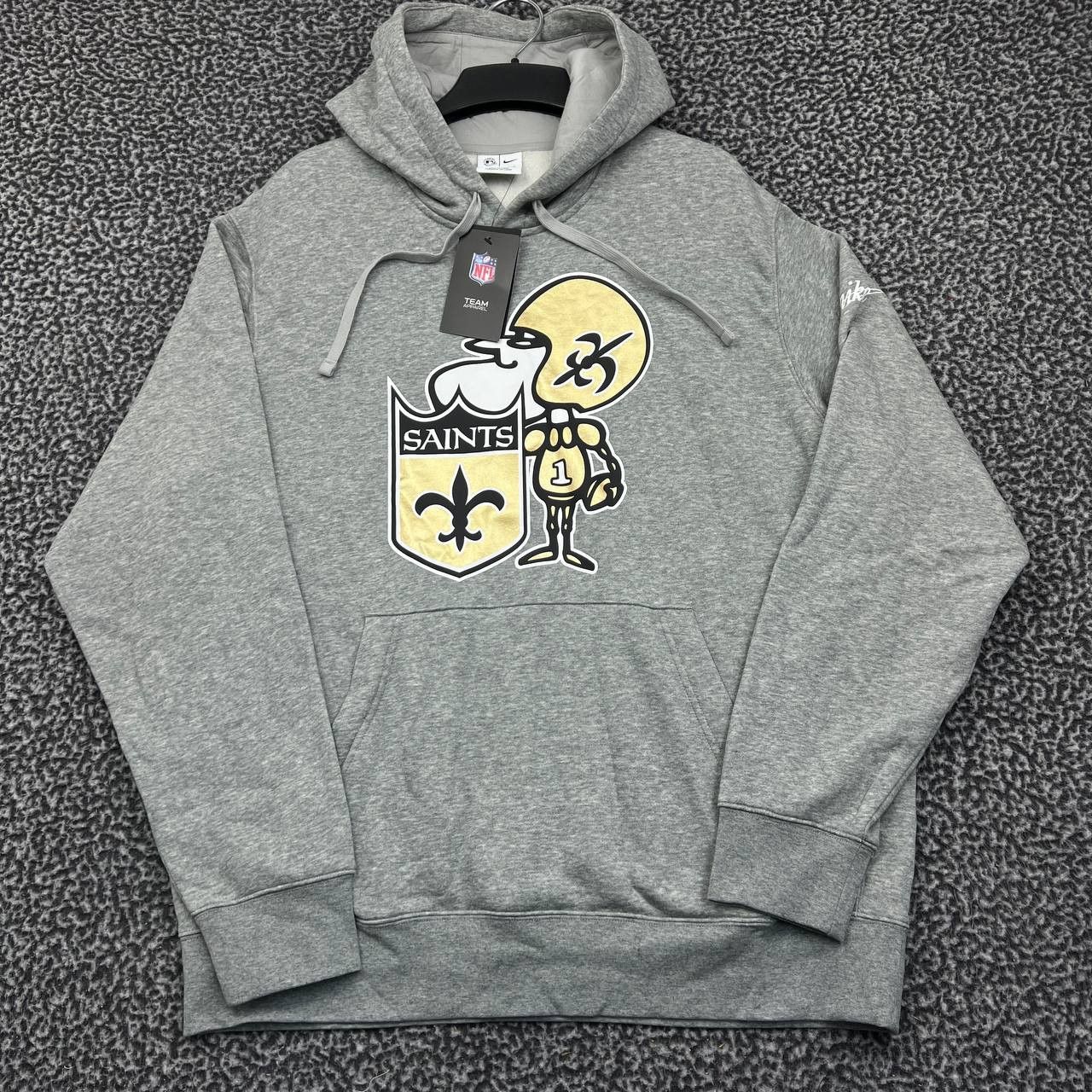 Nike Hoodie Men Large Gray New Orleans Saints NFL New L