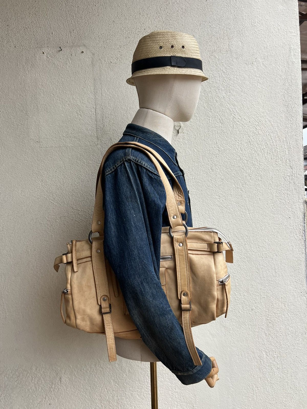 Leather Lily Japan High Quality Leather Patina Bag Size ONE SIZE - 24 Thumbnail