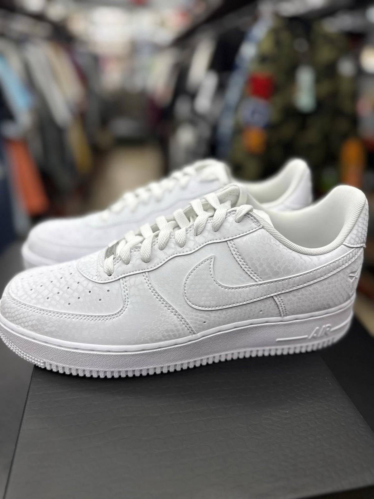 Nike Nike Kobe Bryant Air Force 1 Low Forever White Mamba (12) Size US 12 / EU 45 - 5 Thumbnail