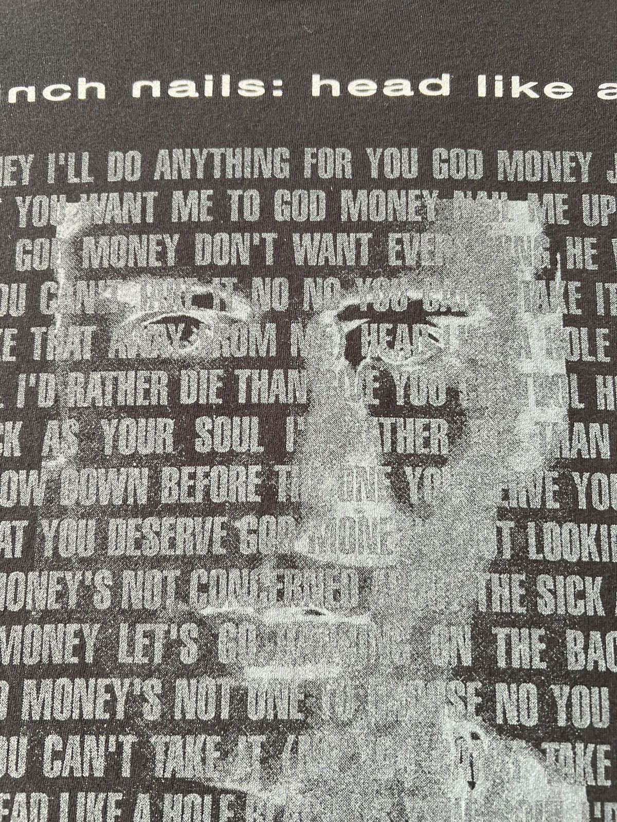 Band Tees Vintage 2021 Nine Inch Nails Nin Head Like A Hole T-shirt Size US L / EU 52-54 / 3 - 5 Thumbnail