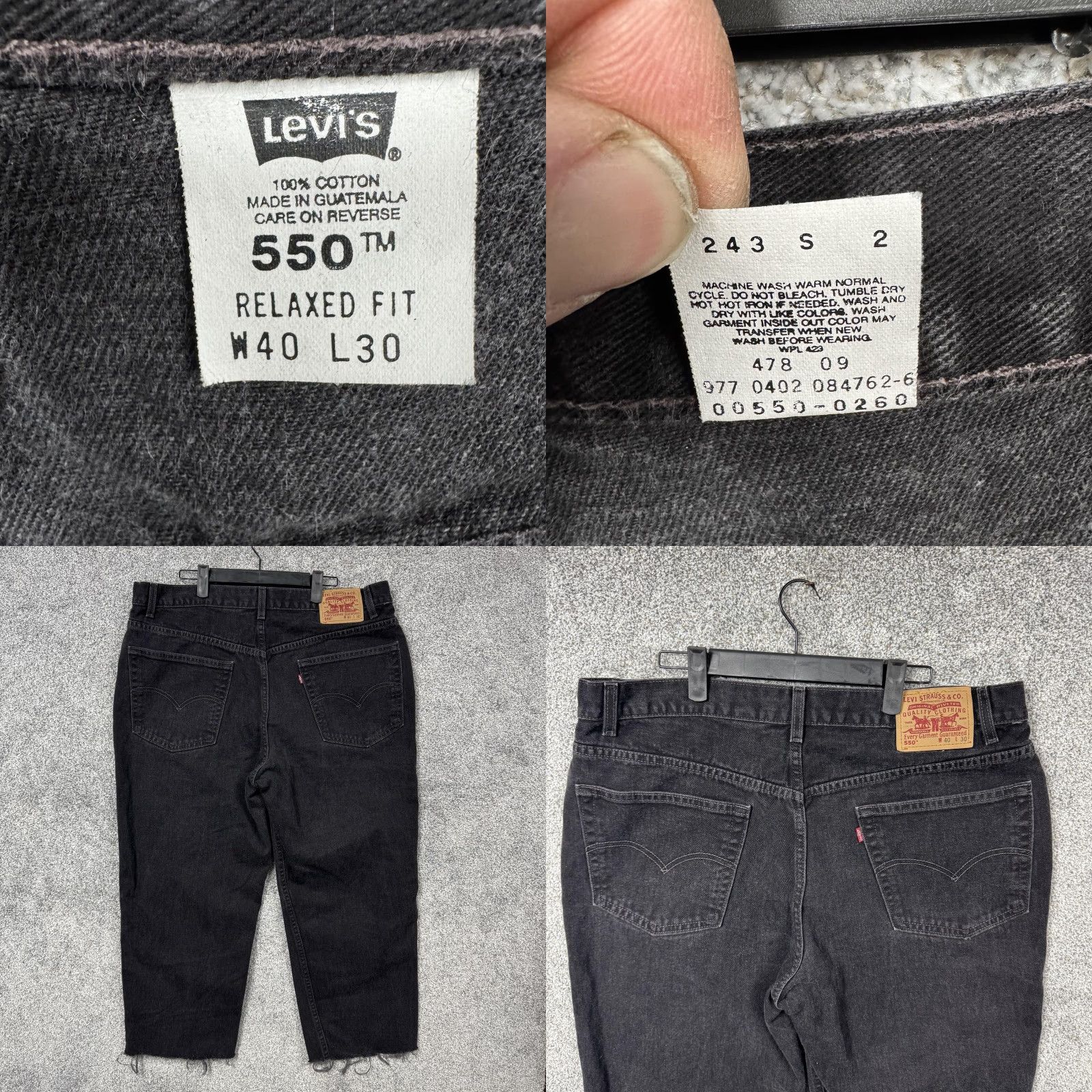 Levi's VINTAGE Levi's 550 Jeans Shirt? Wait. Size US 40 / EU 56 - 8 Thumbnail