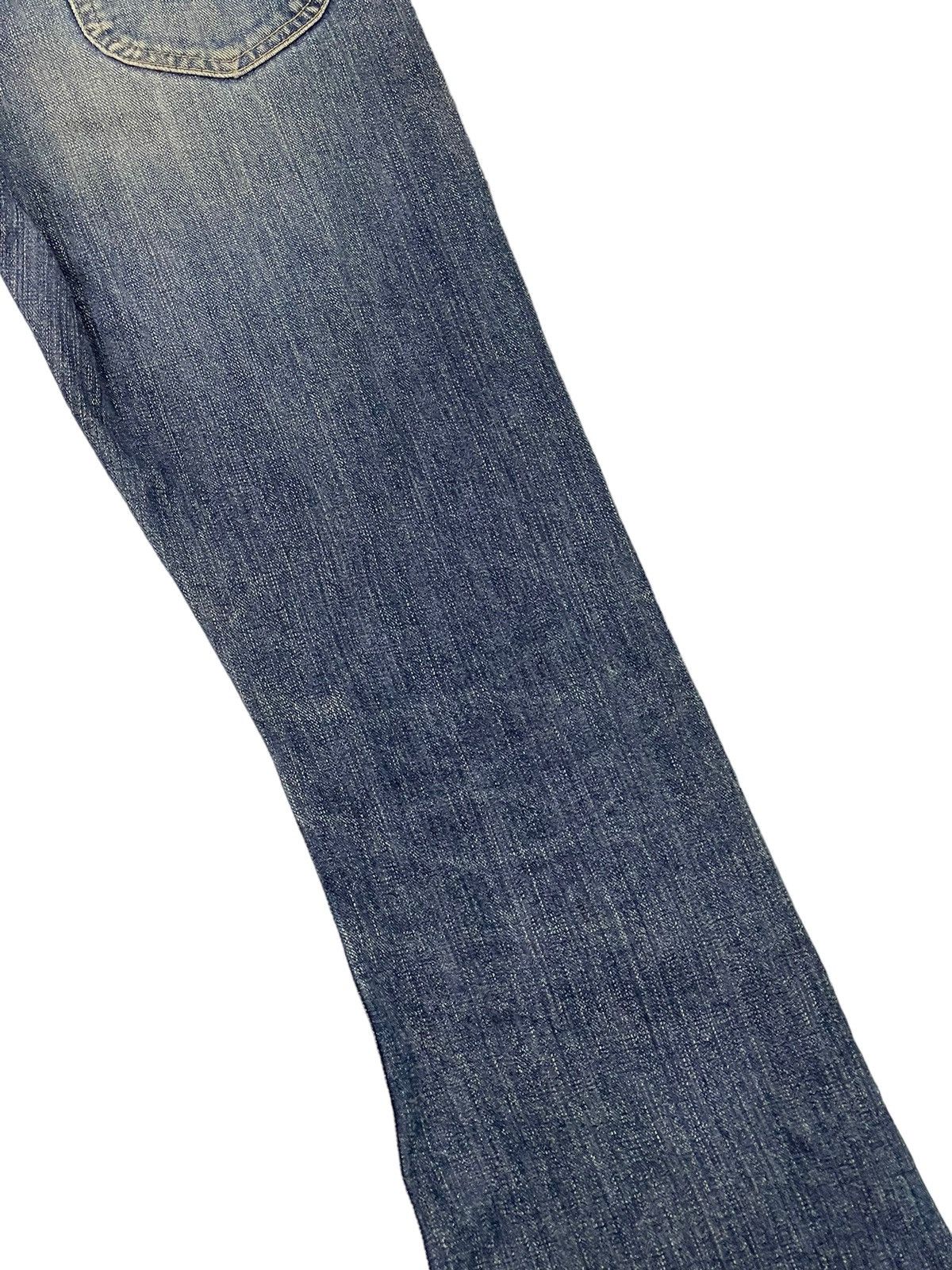 Lee Flare Jeans Lee Japan Slim Faded Distress Boot Cut 7🟦9 Size US 30 / EU 46 - 18 Thumbnail