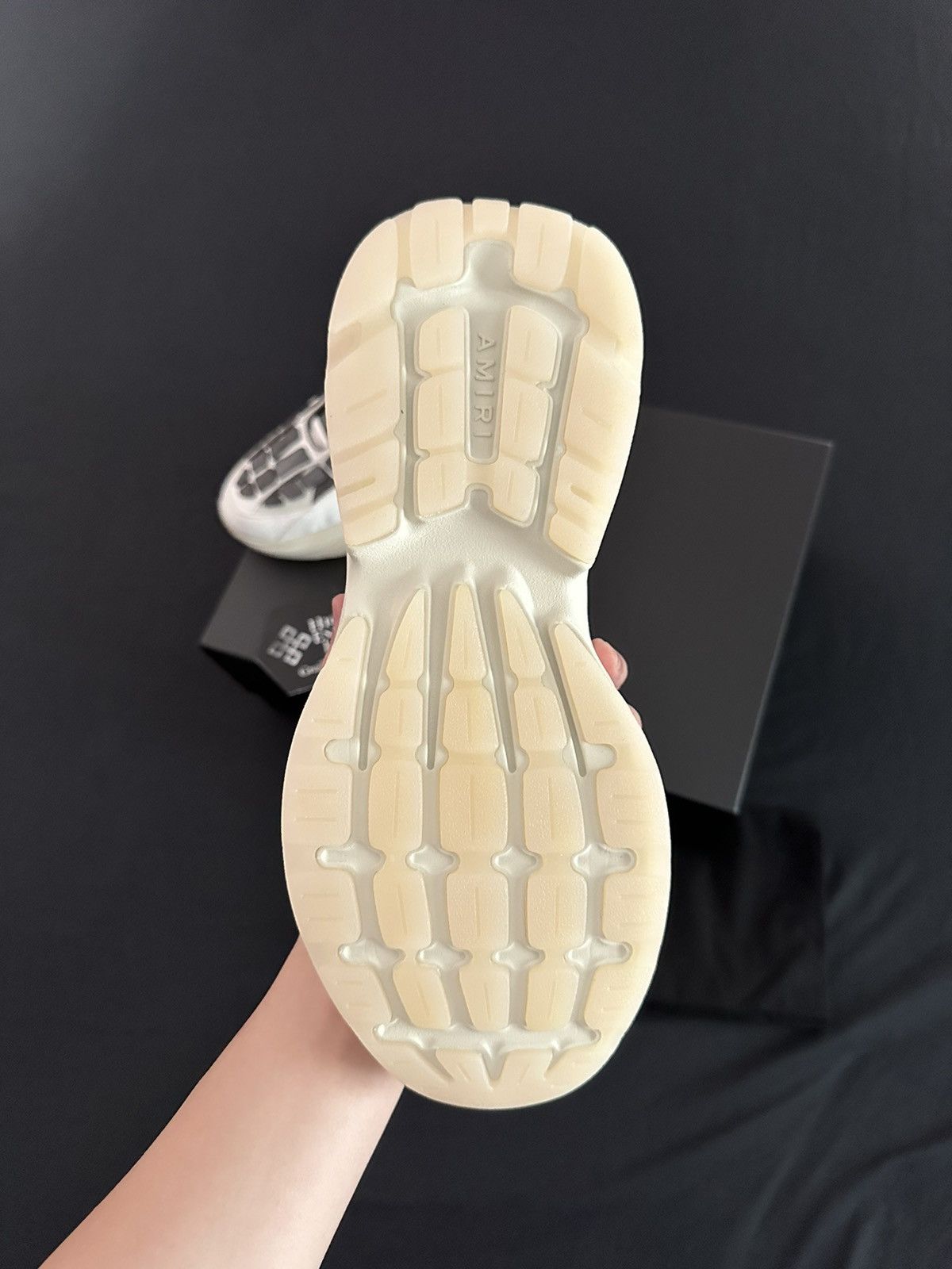 Amiri Amiri Tan Grey Bone Runner Size US 9 / EU 42 - 5 Thumbnail