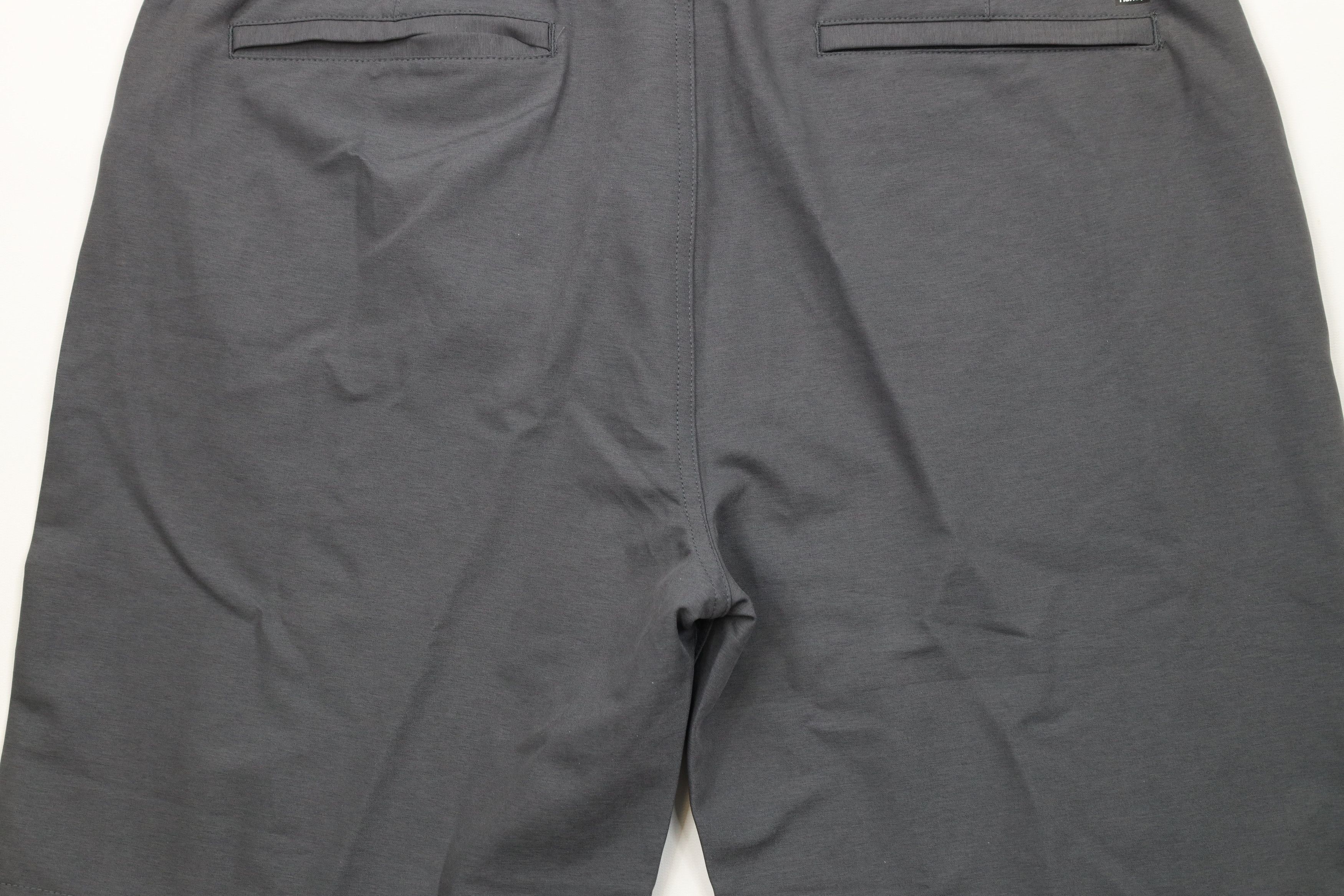 Hurley × Vintage Hurley Spell Out Reflective Logo Stretch Shorts Heather Gray Size US 38 / EU 54 - 10 Thumbnail