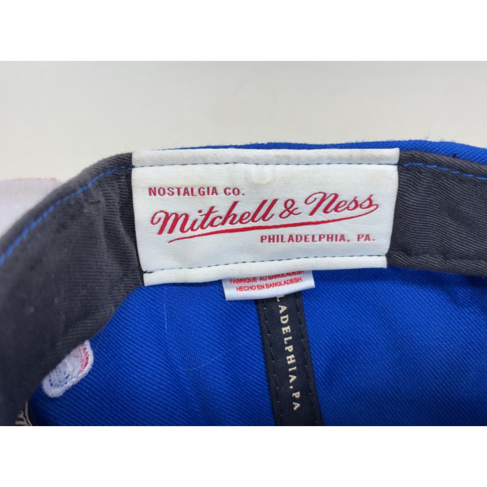 Mitchell & Ness Philadelphia 76ers Mitchell and Ness Classic Hardwood Hat Size ONE SIZE - 8 Thumbnail