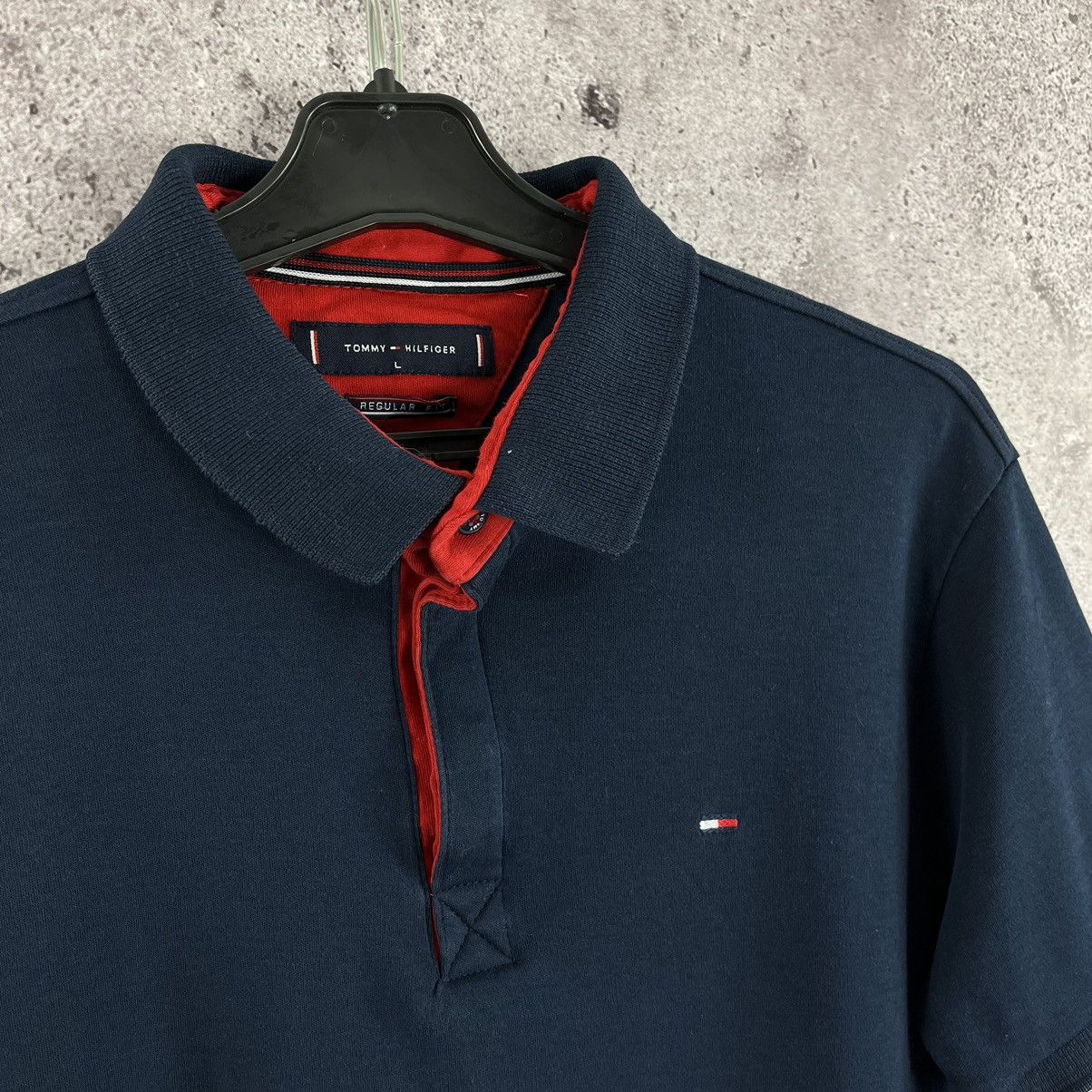 Japanese Brand × Tommy Hilfiger Tommy Hilfiger Polo T-Shirt Embroidery Logo Navy Size L Size US L / EU 52-54 / 3 - 3 Thumbnail