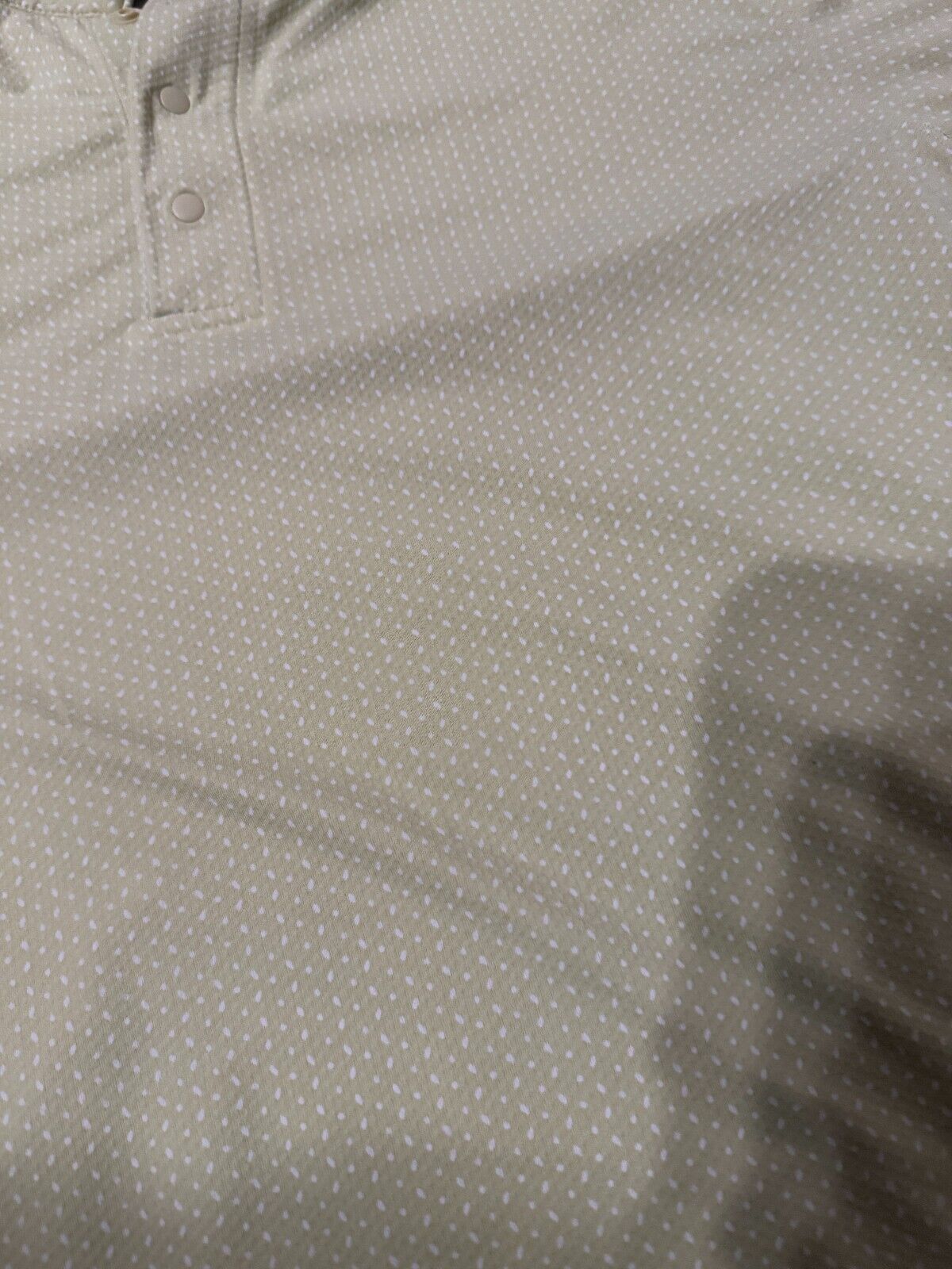 Lululemon Lululemon Snap Front Polo Green Systematic White Opal Dew Size US M / EU 48-50 / 2 - 3 Thumbnail
