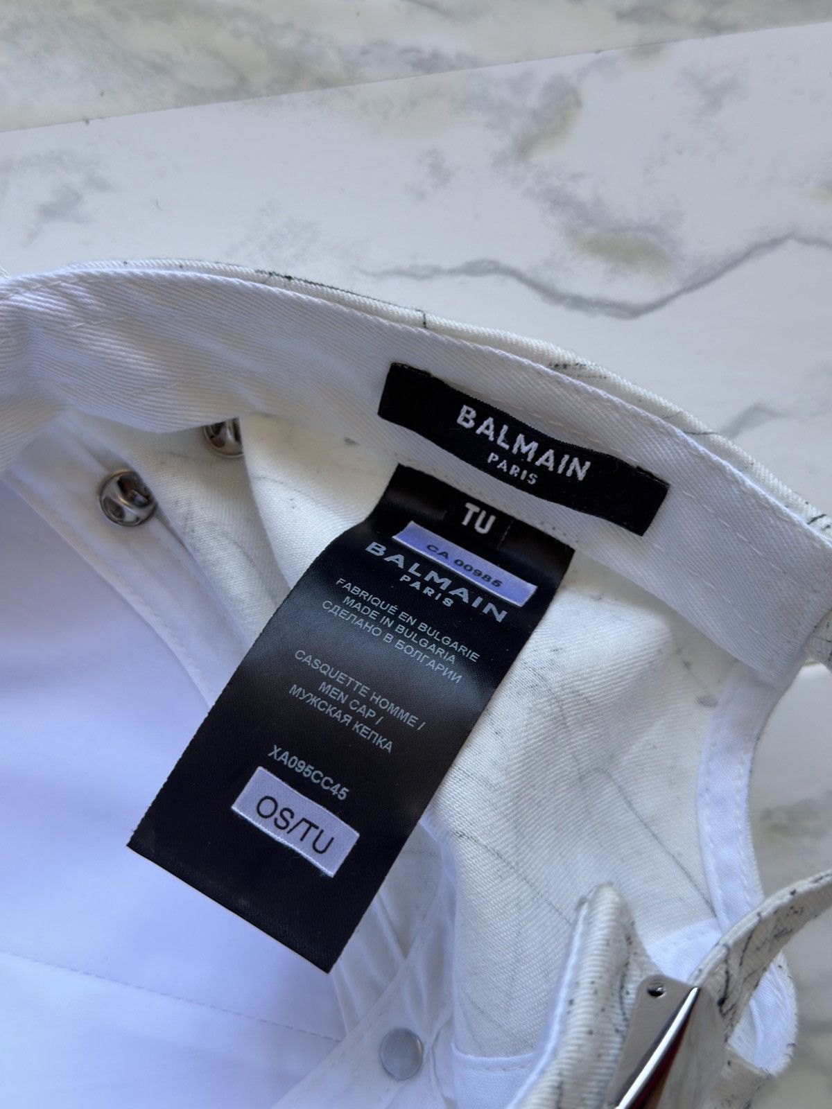 Balmain Balmain Graffiti Pin Hat Size ONE SIZE - 4 Thumbnail