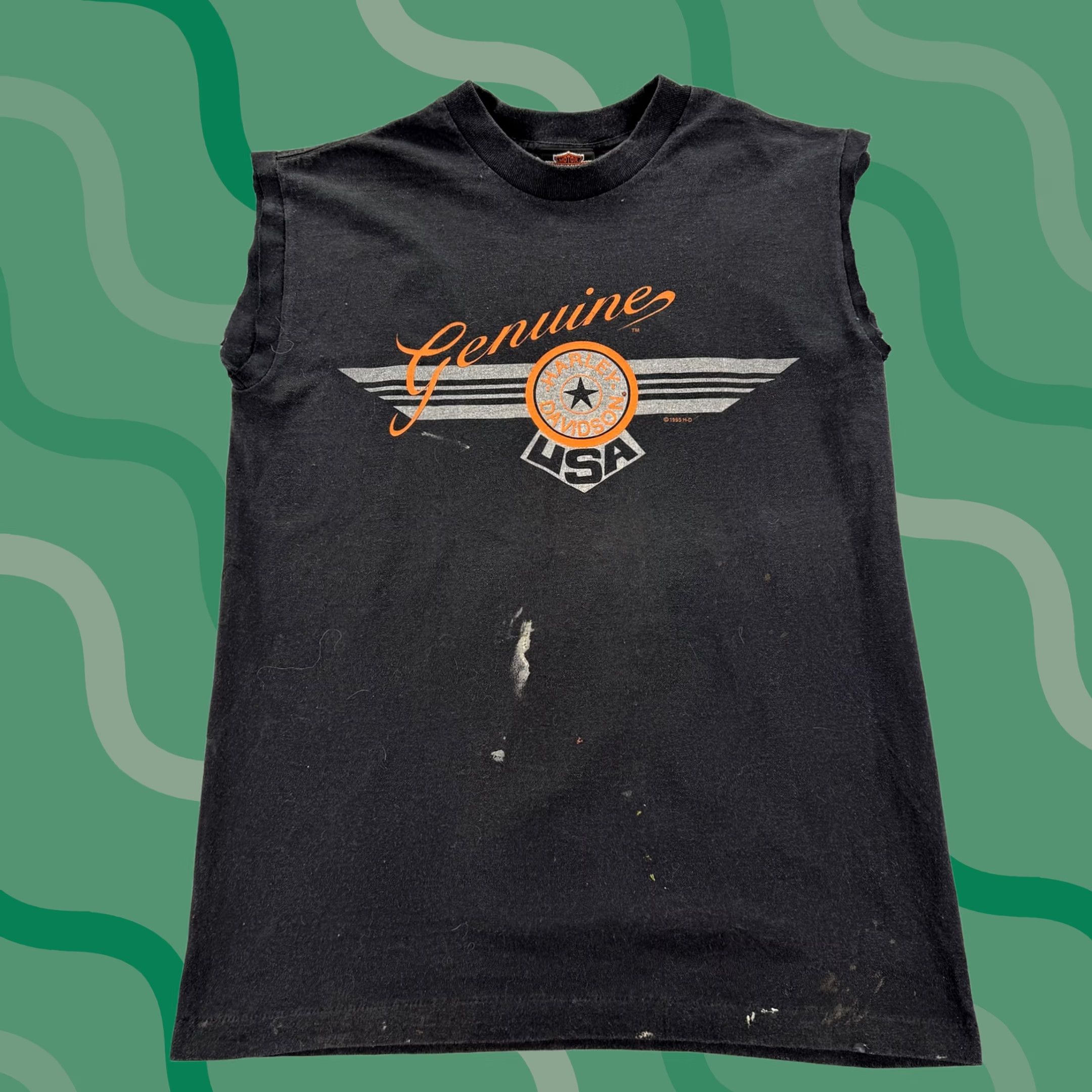 Harley Davidson VINTAGE Harley-Davidson Shirt Mens M Black Sleeveless Daytona USA 1995 90s Mens Shirts Size US M / EU 48-50 / 2 - 1 Thumbnail