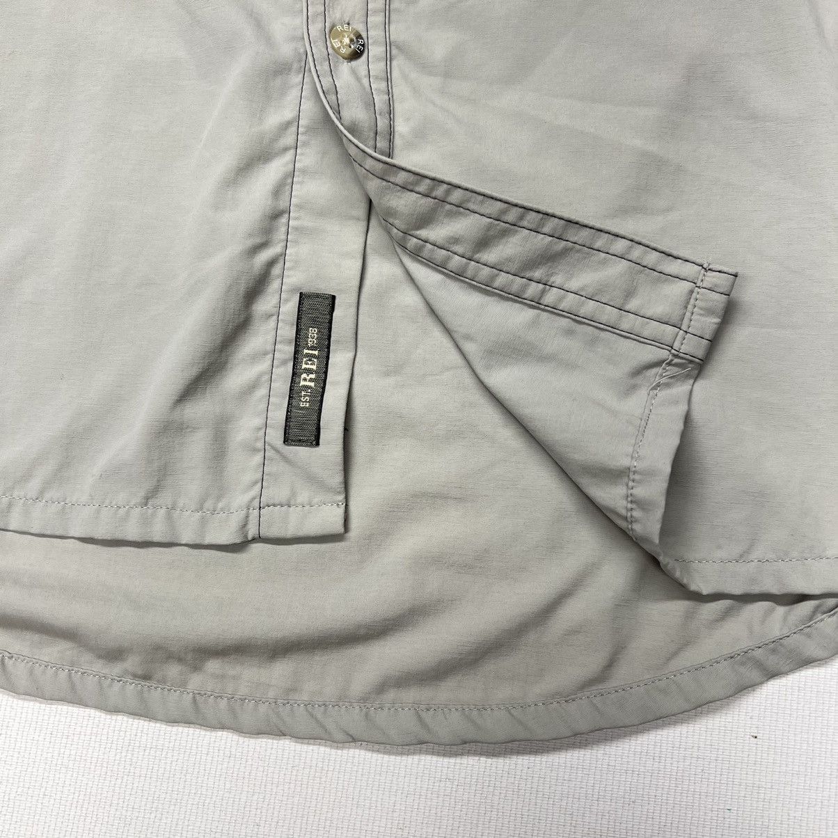 Rei REI Shirt Grey Vented Nylon Long Sleeve UPF 50+ Fly Fishing Size US M / EU 48-50 / 2 - 3 Thumbnail