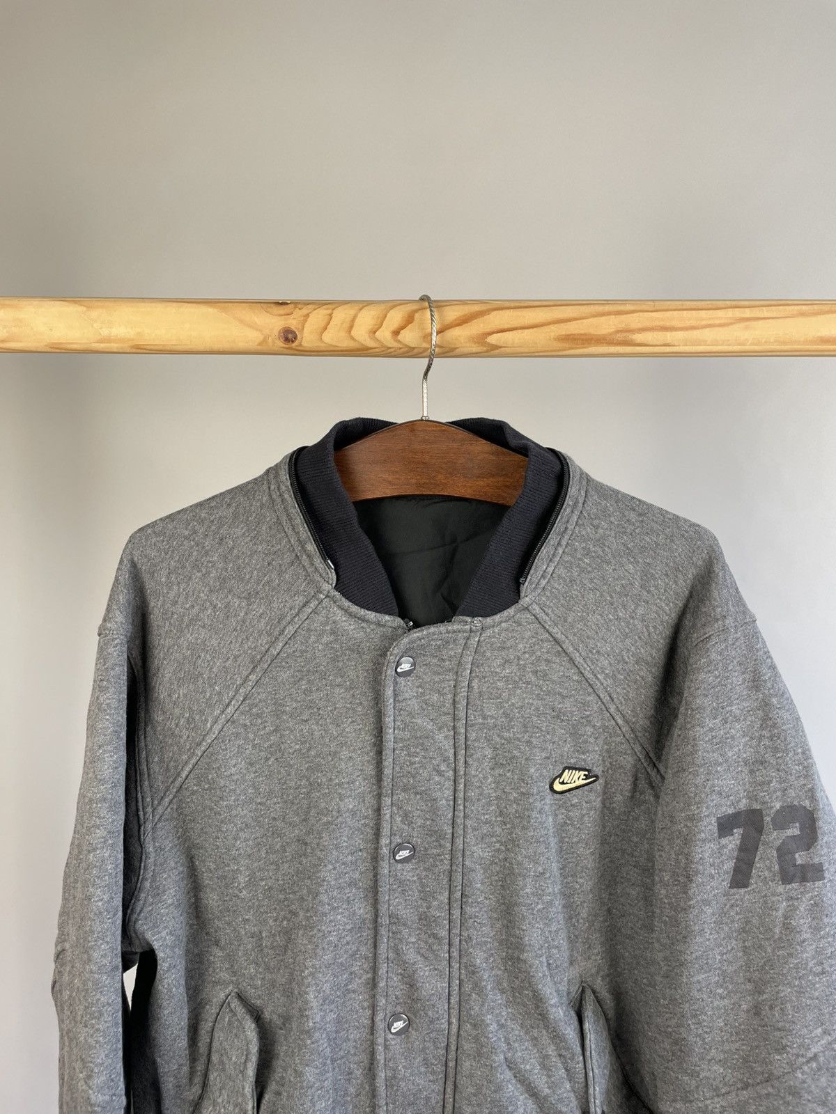 Nike Nike vintage reversible bomber jacket size M Size US M / EU 48-50 / 2 - 6 Thumbnail