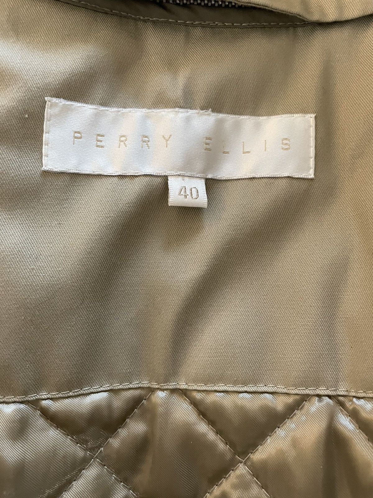 Perry Ellis Vintage 80’s Trench Coat Size US L / EU 52-54 / 3 - 7 Thumbnail