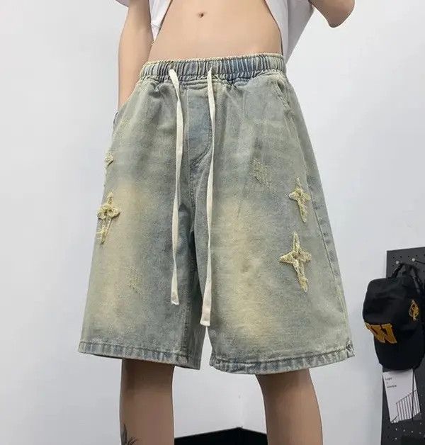 Japanese Brand Minako x Mami Distressed Shorts y2k Size US 31 - 6 Thumbnail