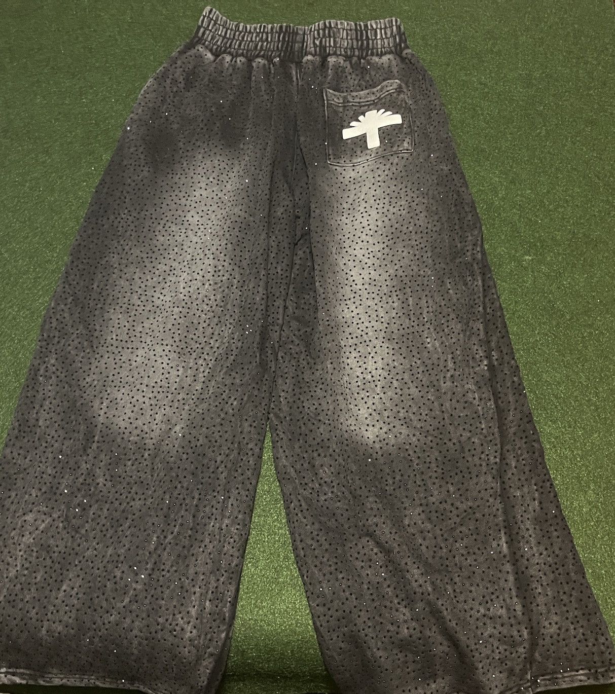 Designer × Vertabrae Vertabrae Black Swarovski Crystal Pants size XXL Size US 36 / EU 52 - 4 Thumbnail
