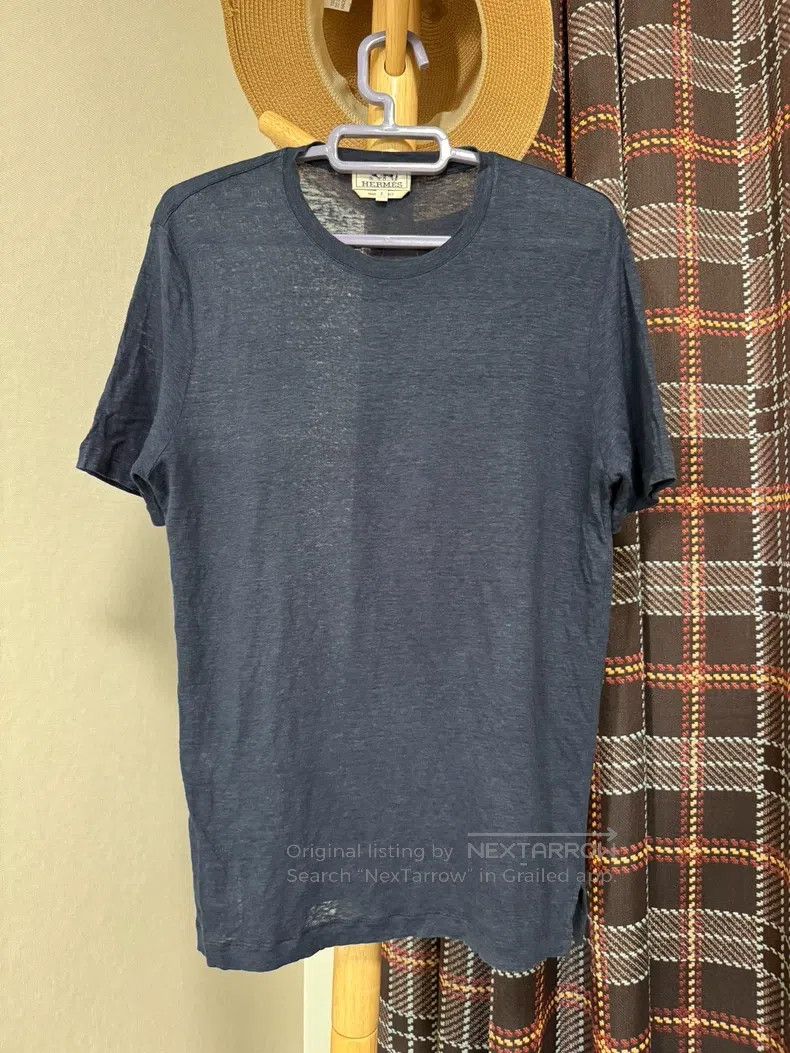 Hermes Hermes 100% linen short-sleeve T-shirt Size US S / EU 44-46 / 1 - 1 Thumbnail