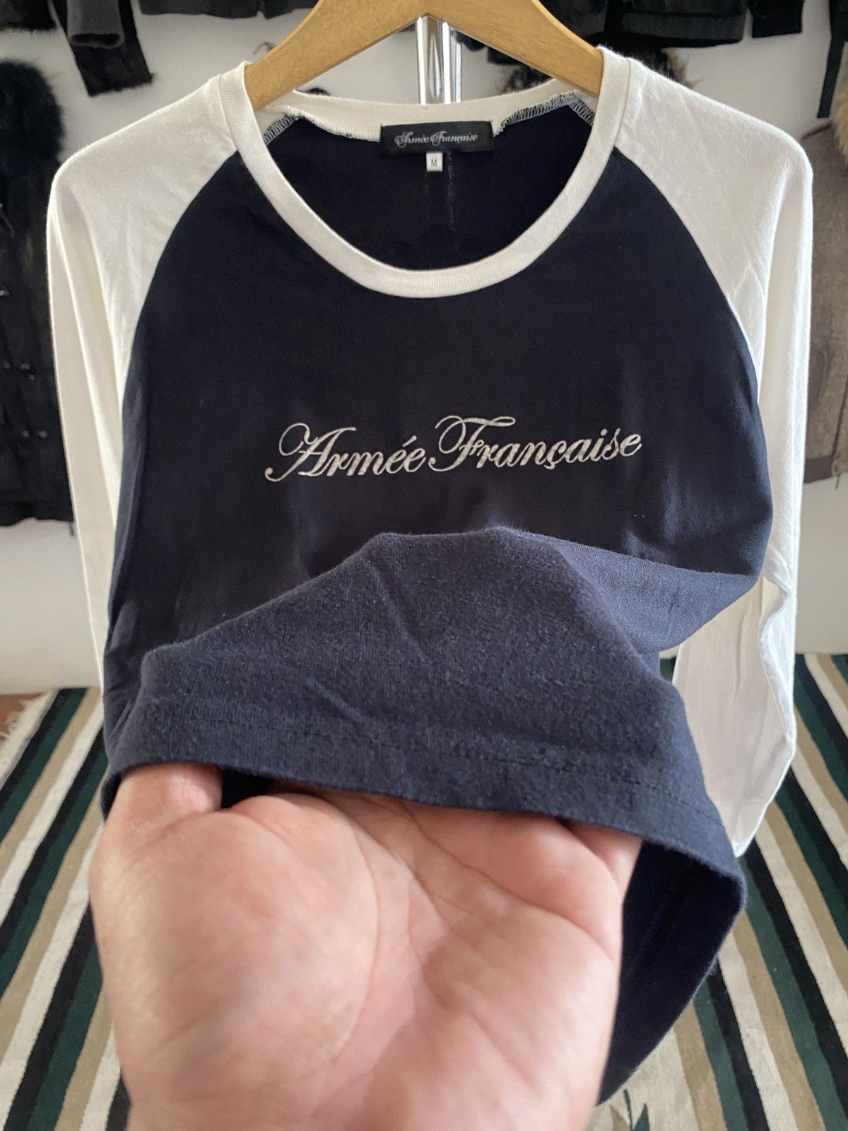 Maison Margiela Armee Francaise Skull Cross Poem LONGSLEEVE TEE Size US M / EU 48-50 / 2 - 4 Thumbnail