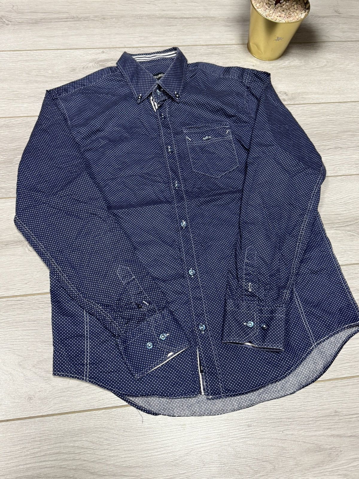 Tom Ford Tom Ford polka dot shirt buttons Size US L / EU 52-54 / 3 - 7 Thumbnail