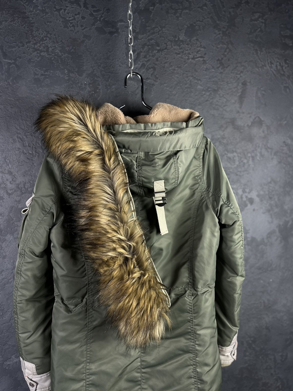 Schott × Vintage Schott Parka Jackat Fur Hooded Size US S / EU 44-46 / 1 - 8 Thumbnail