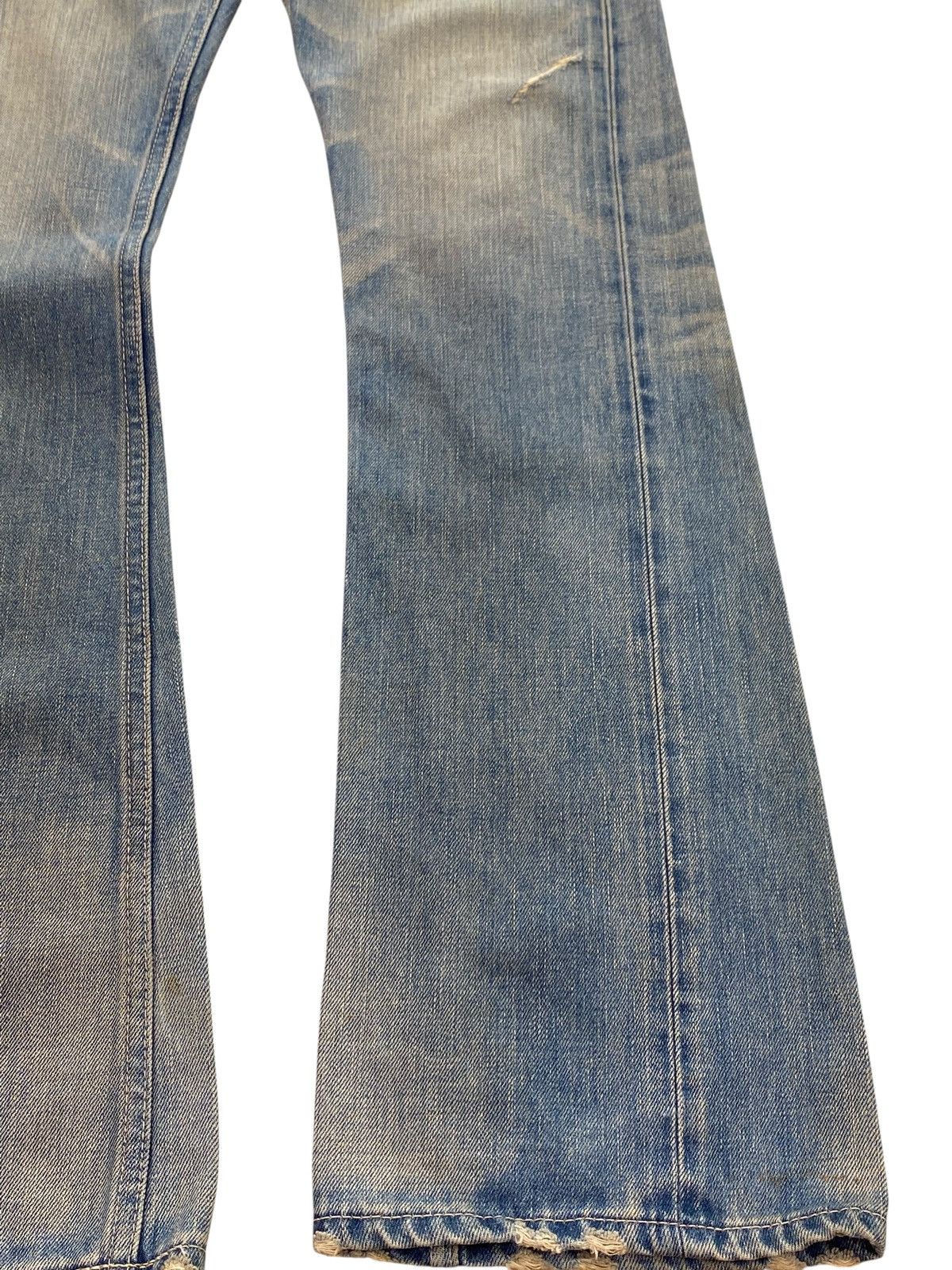 Mr. Olive Mr.Olive Distressed Acid Blue Wash Style Loose Jeans Size US 30 / EU 46 - 8 Thumbnail