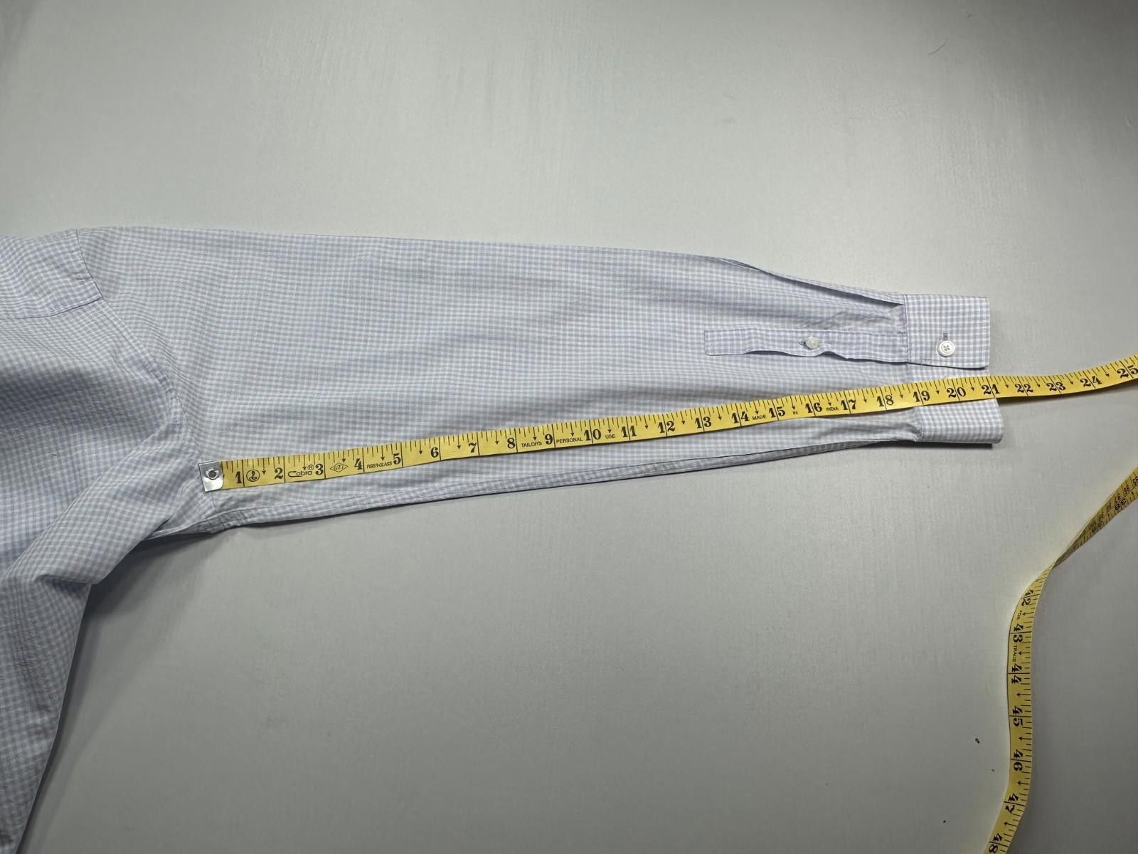 Calvin Klein Calvin Klein Checked Pockets Long Sleeve Button Down Blue M Size US M / EU 48-50 / 2 - 9 Thumbnail